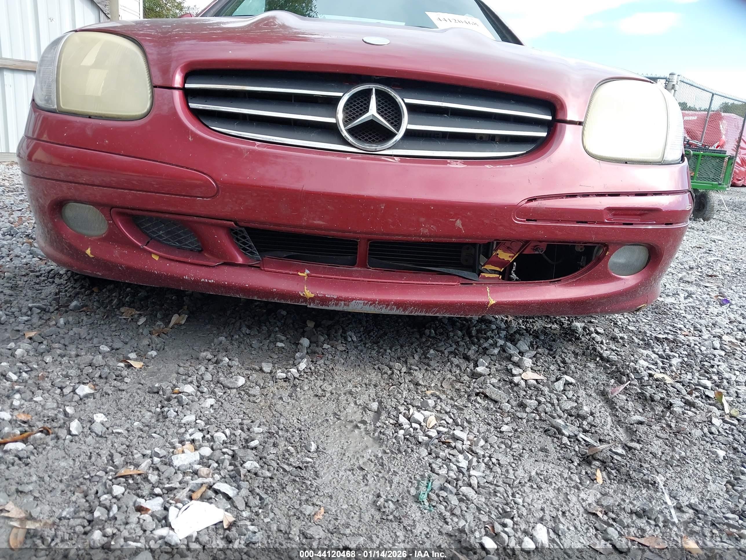 2001 Mercedes-benz Slk 320   Red vin: WDBKK65F71F226794