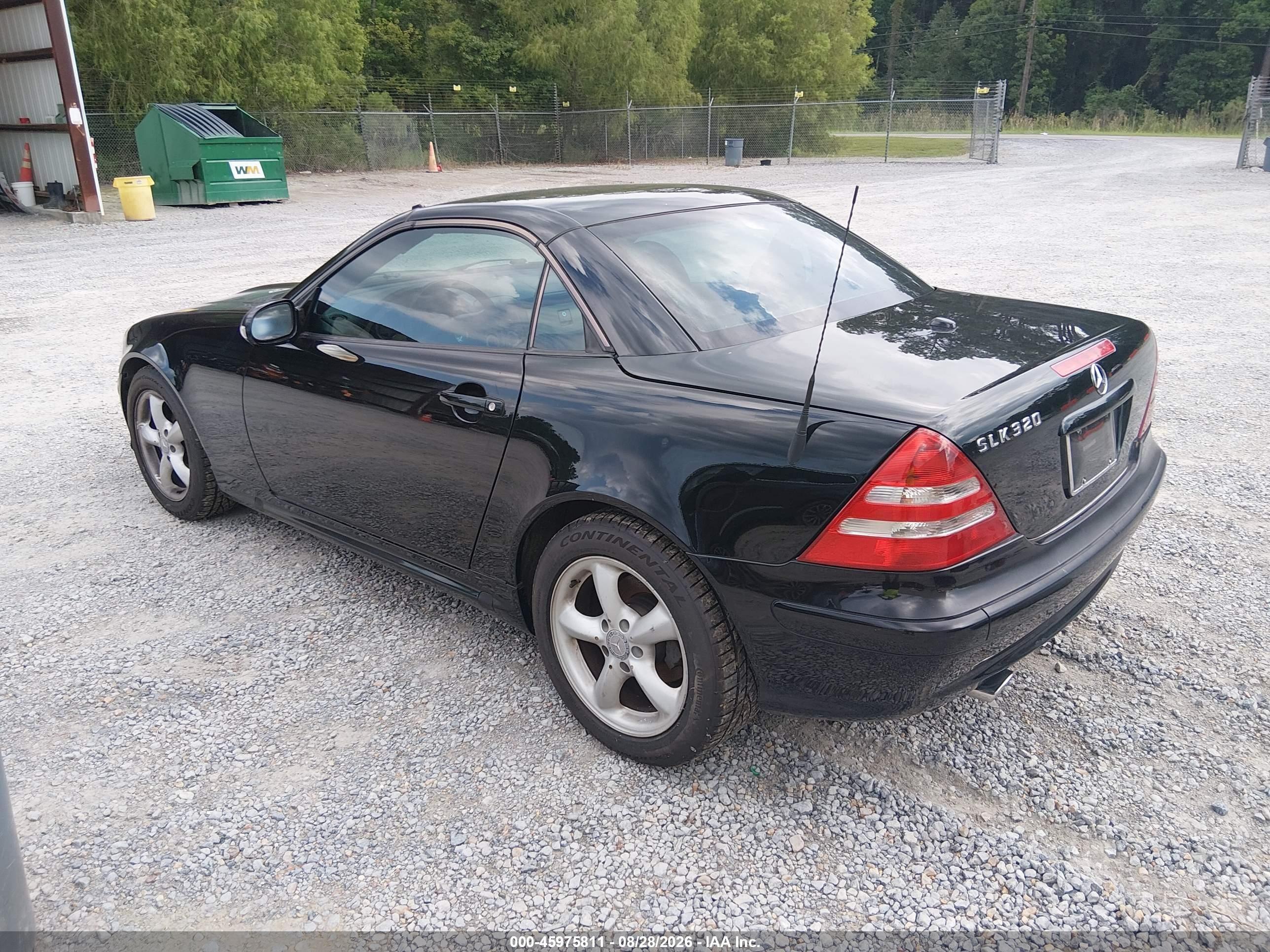 2003 Mercedes-benz Slk 320   Черный vin: WDBKK65F73F278199