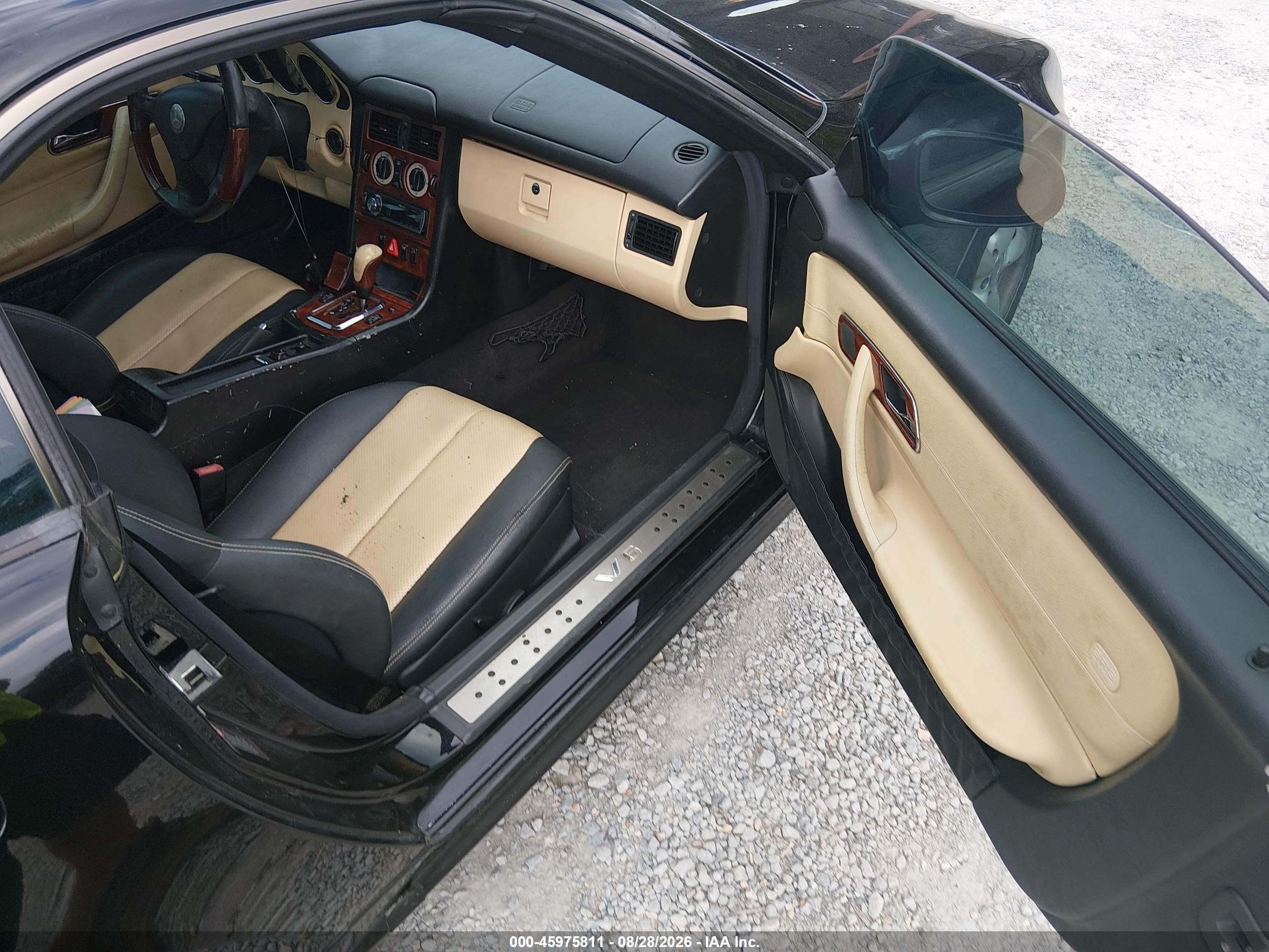 2003 Mercedes-benz Slk 320   Черный vin: WDBKK65F73F278199