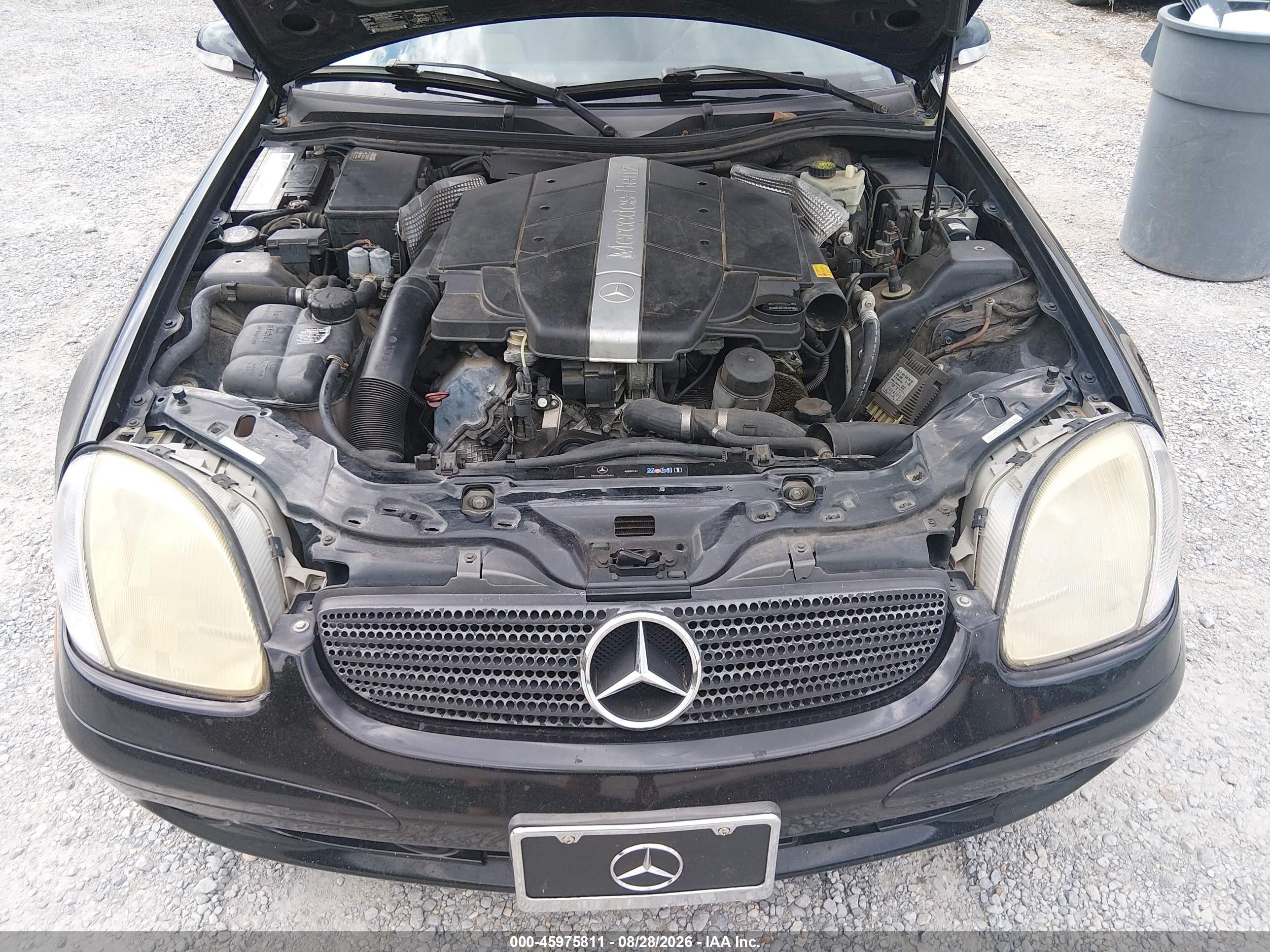 2003 Mercedes-benz Slk 320   Черный vin: WDBKK65F73F278199
