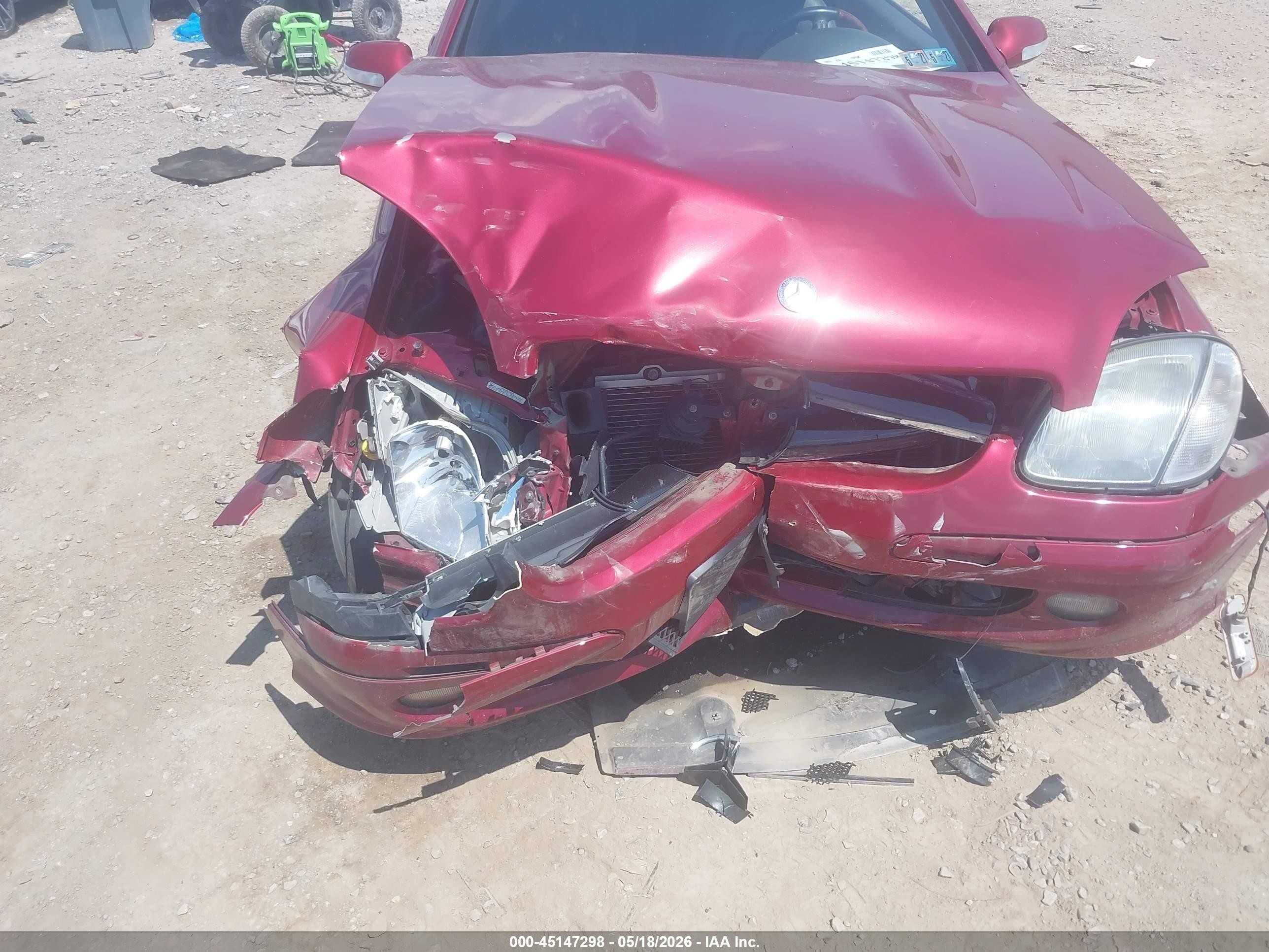 2003 Mercedes-benz Slk 320   Red vin: WDBKK65F73F285542