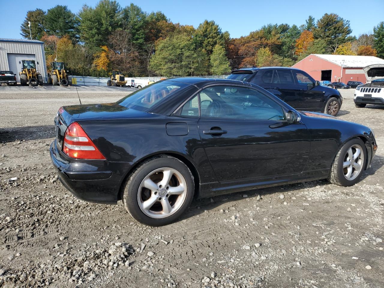 2004 Mercedes-benz Slk 320 Black vin: WDBKK65F74F307265