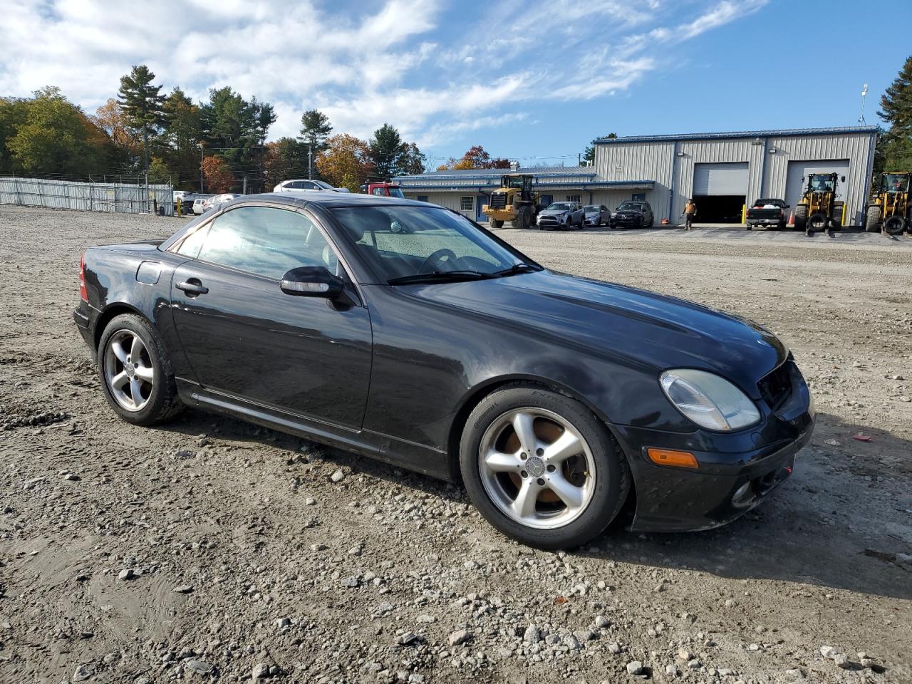 2004 Mercedes-benz Slk 320 Black vin: WDBKK65F74F307265