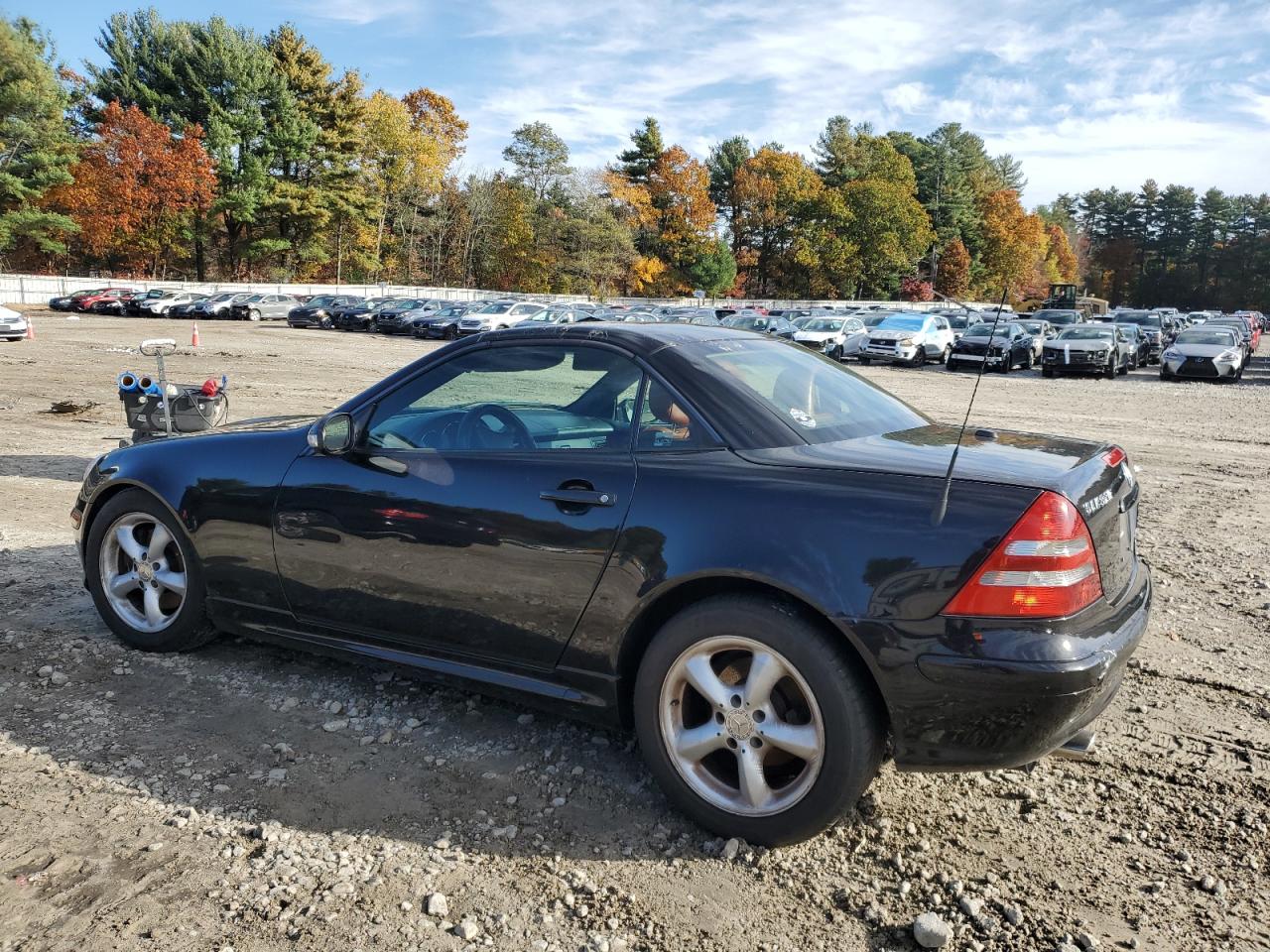2004 Mercedes-benz Slk 320 Black vin: WDBKK65F74F307265