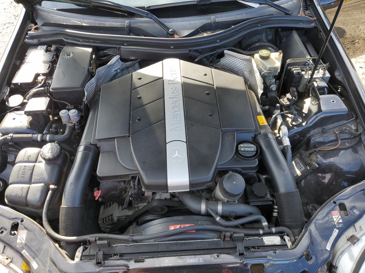 2004 Mercedes-benz Slk 320 Black vin: WDBKK65F74F307265