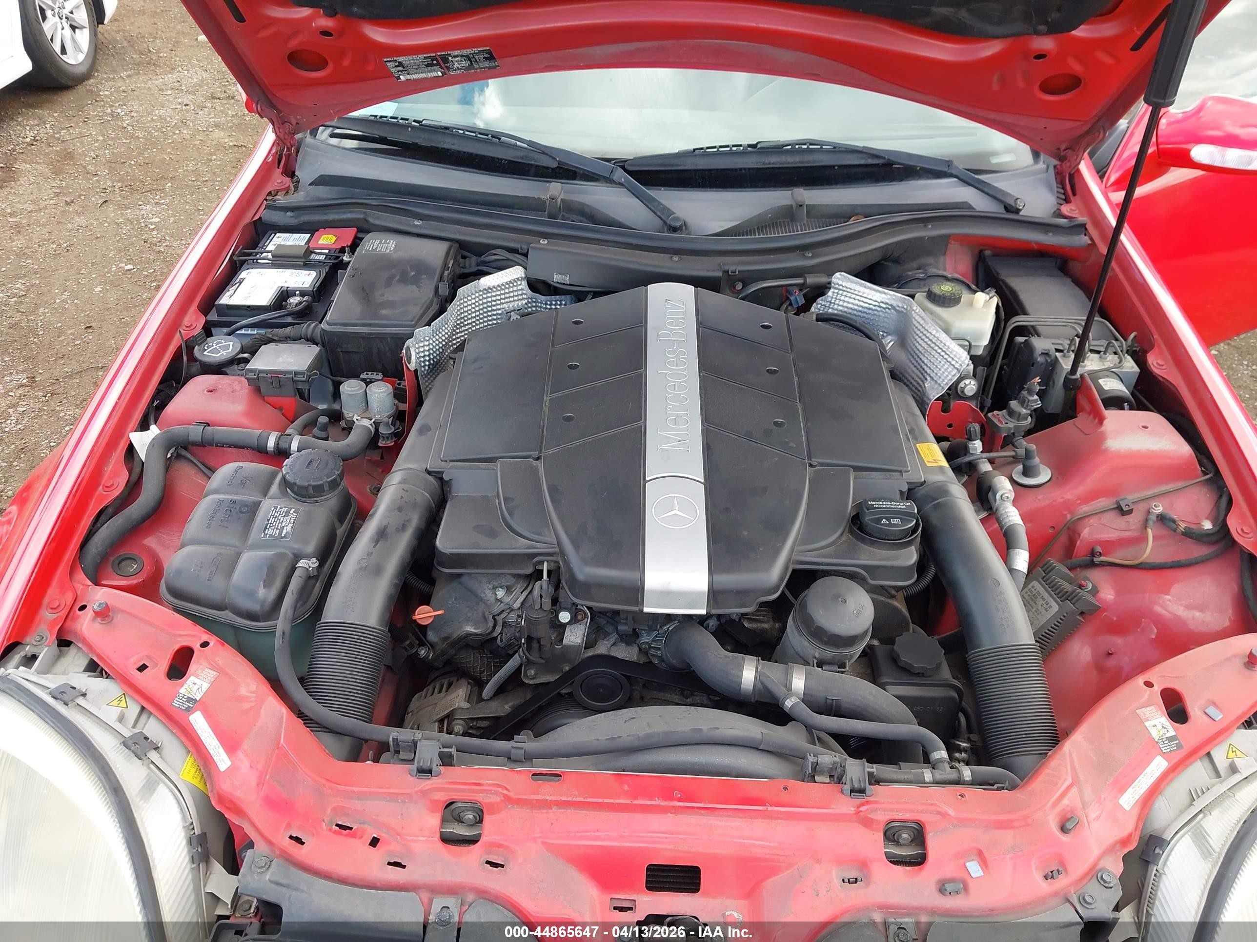 2001 Mercedes-benz Slk 320   Red vin: WDBKK65F81F207803