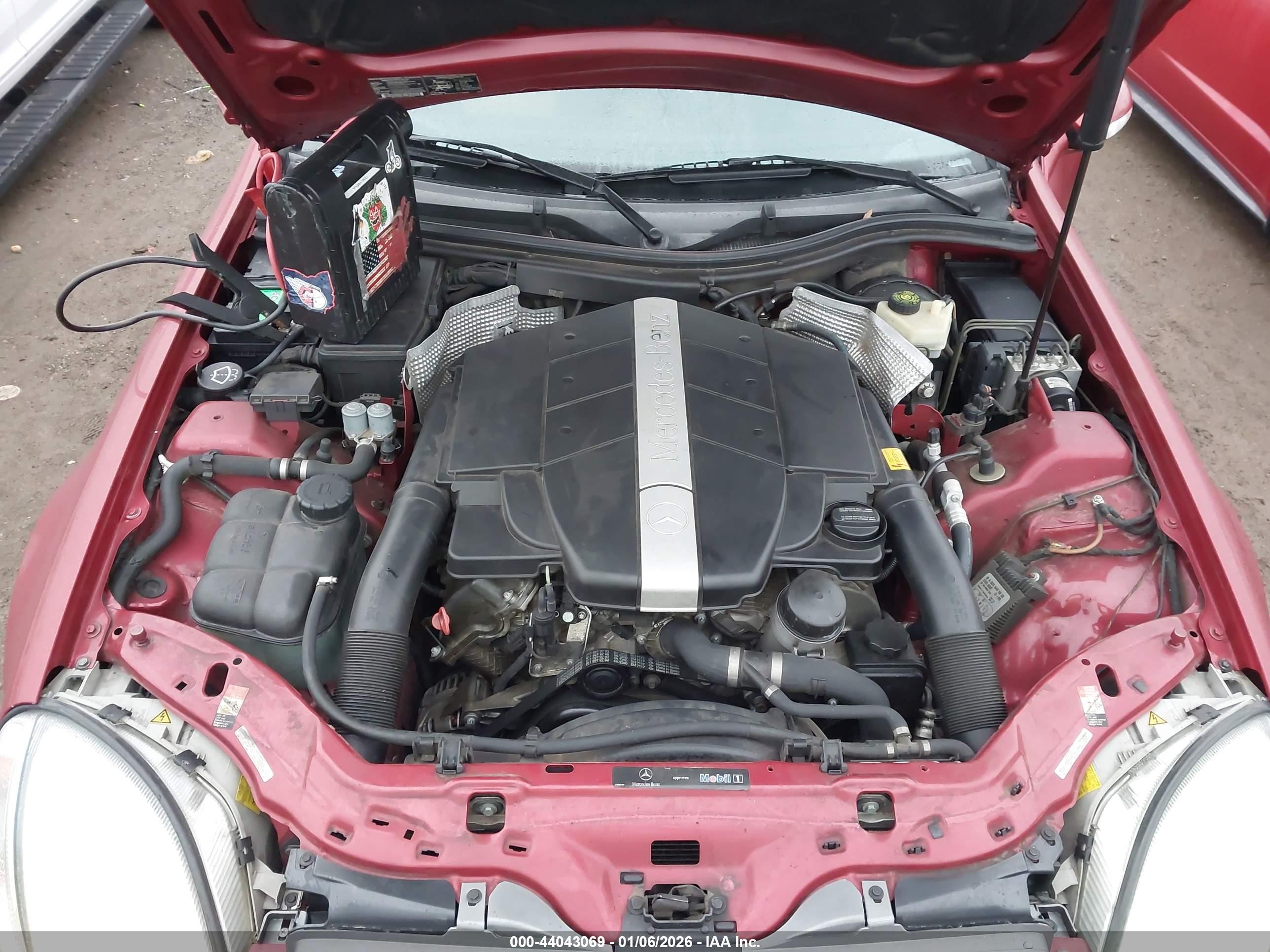 2003 Mercedes-benz Slk 320   Red vin: WDBKK65F83F277336
