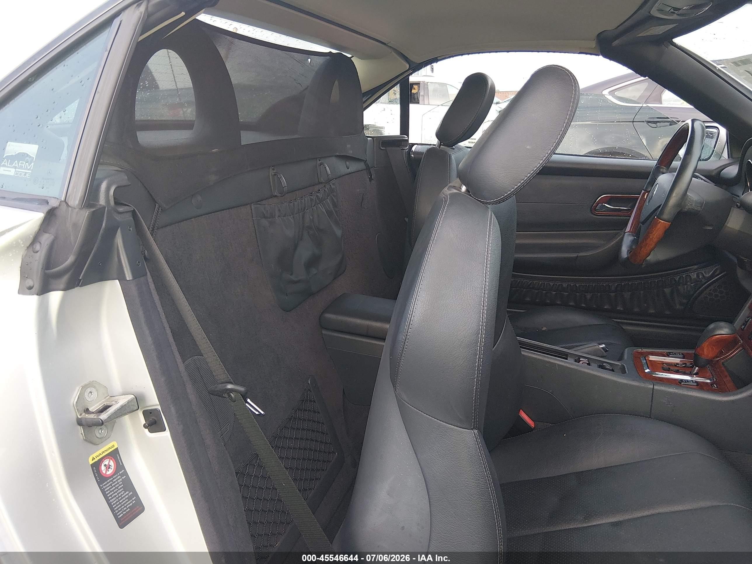 2003 Mercedes-benz Slk 320   Silver vin: WDBKK65F83F297604