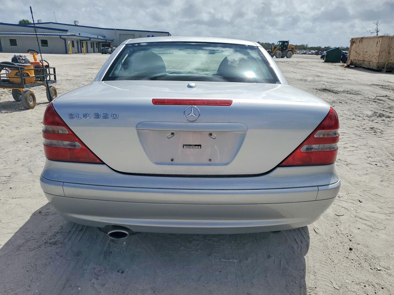 2001 Mercedes-benz Slk 320 Silver vin: WDBKK65F91F188887
