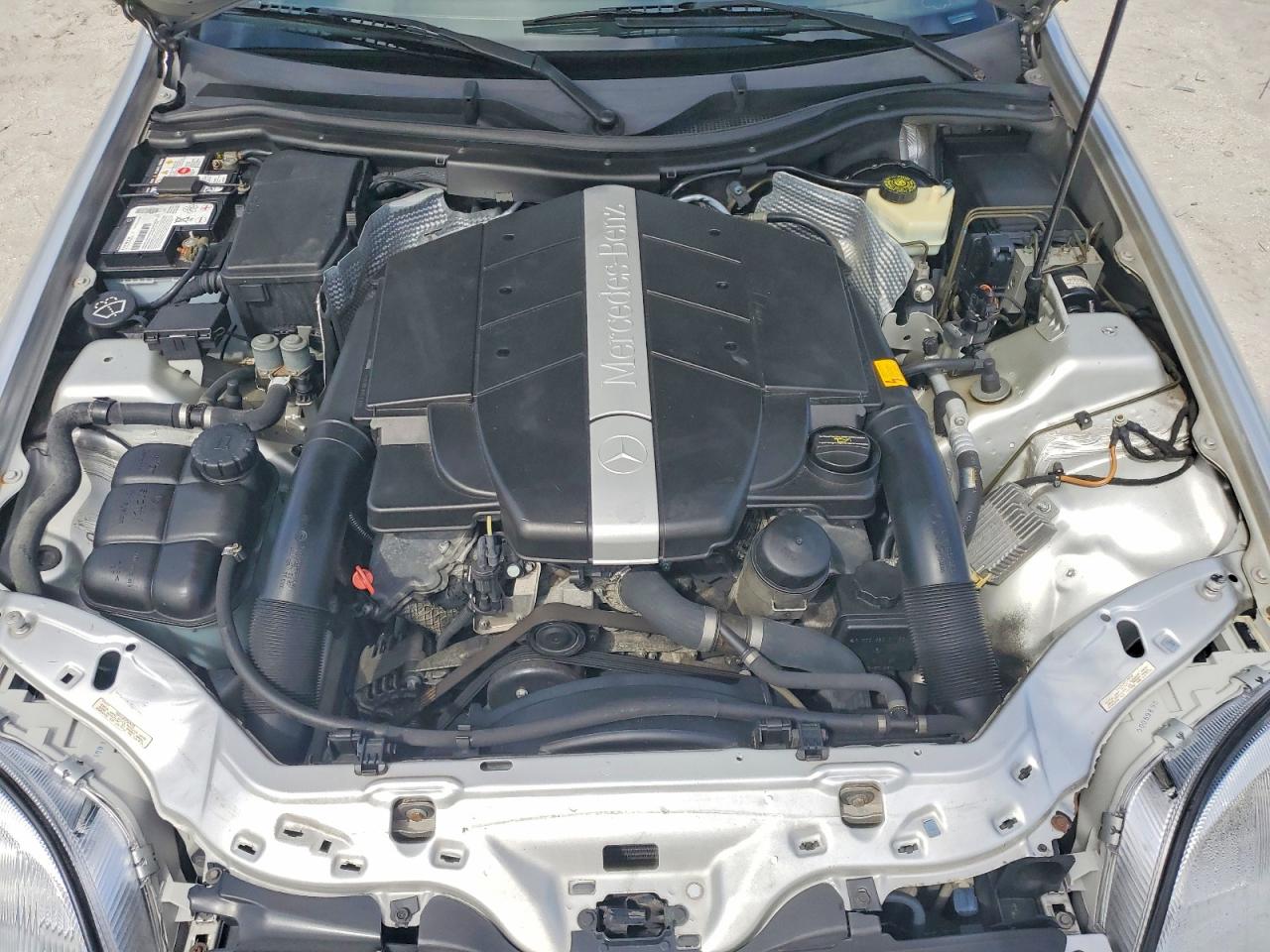 2001 Mercedes-benz Slk 320 Silver vin: WDBKK65F91F188887