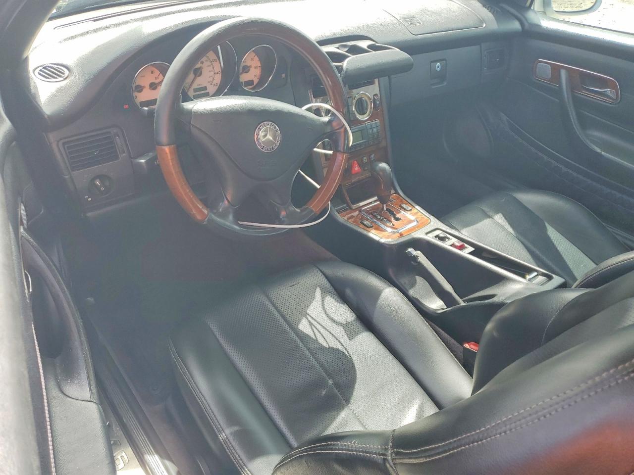 2001 Mercedes-benz Slk 320 Silver vin: WDBKK65F91F188887