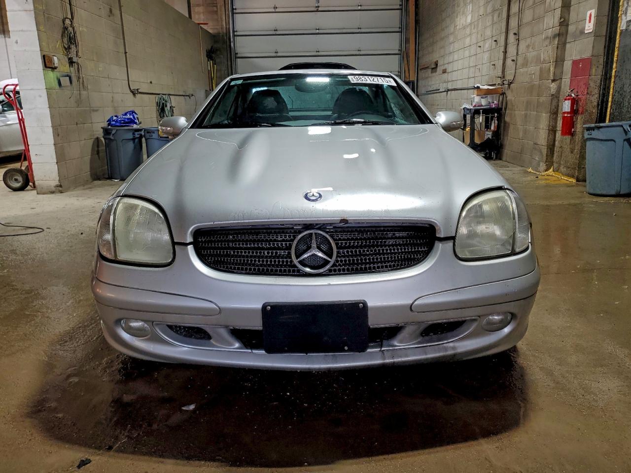 2001 Mercedes-benz Slk 320 Silver vin: WDBKK65F91F191112