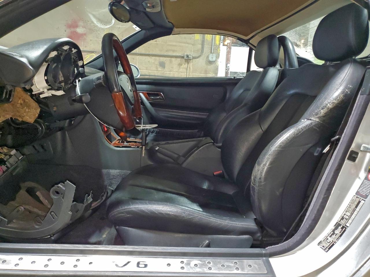 2001 Mercedes-benz Slk 320 Silver vin: WDBKK65F91F191112