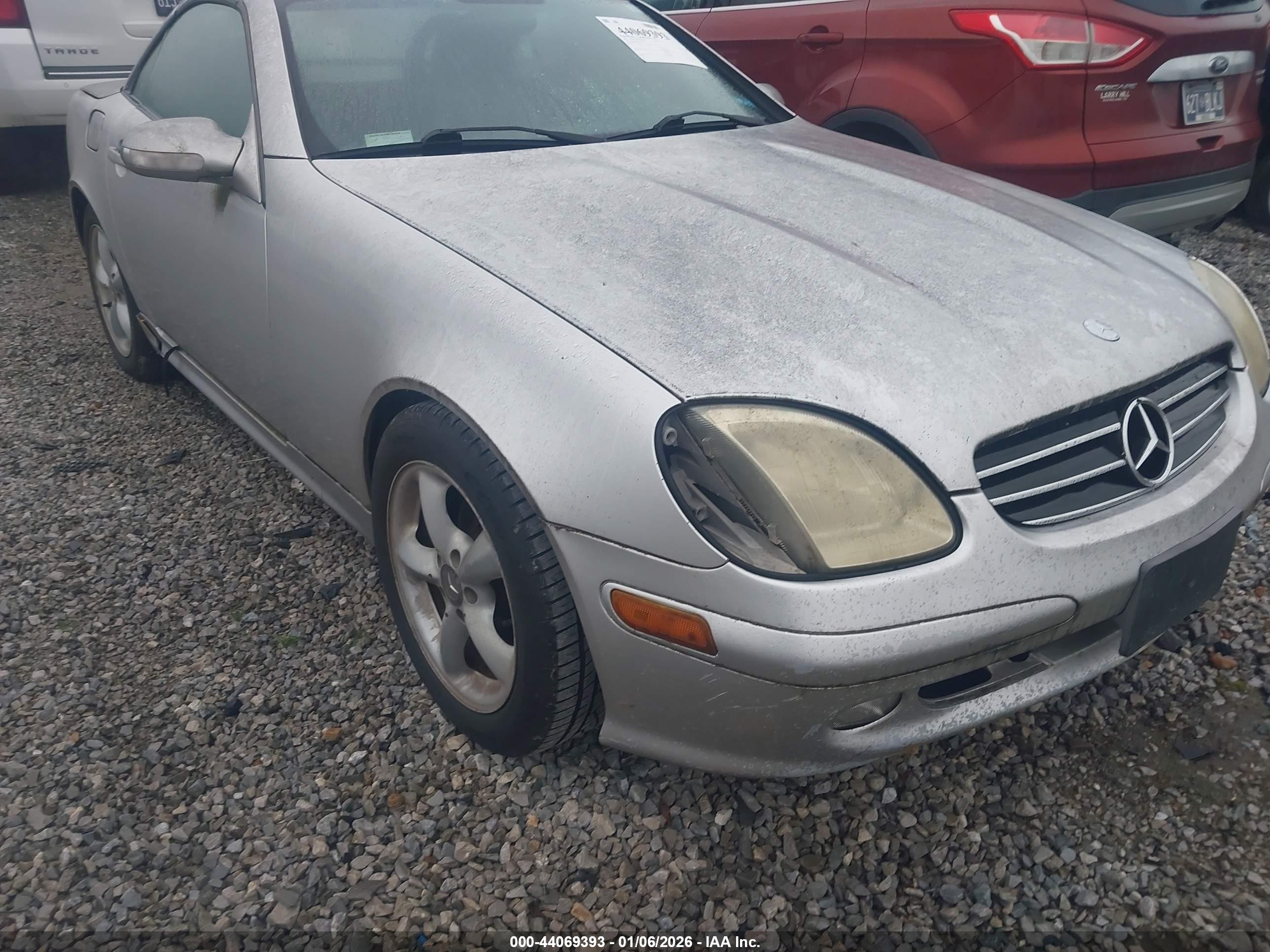 2001 Mercedes-benz Slk 320   Silver vin: WDBKK65F91F196570