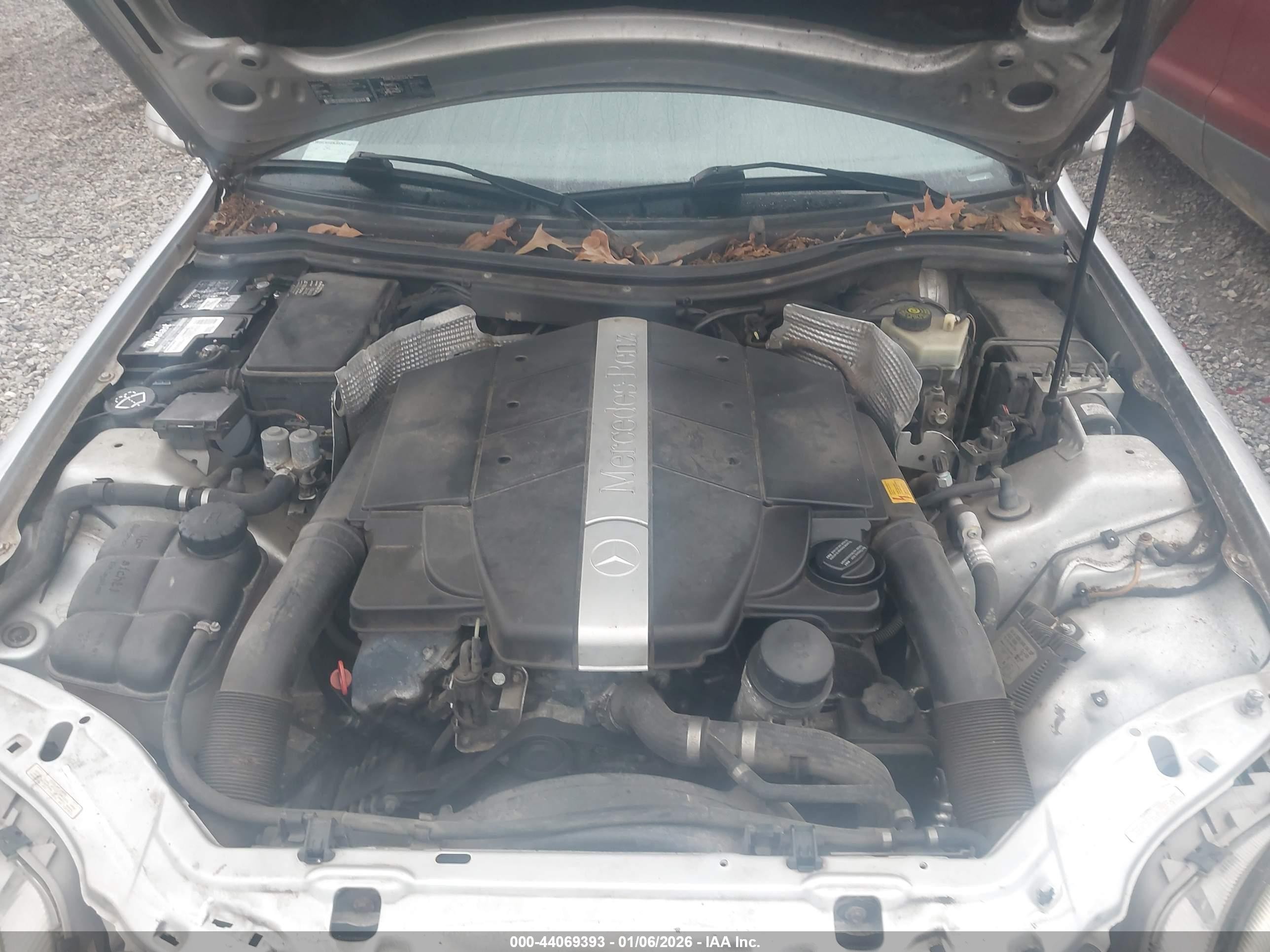 2001 Mercedes-benz Slk 320   Silver vin: WDBKK65F91F196570