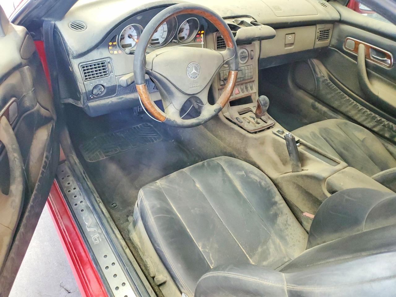 2001 Mercedes-benz Slk 320 Красный vin: WDBKK65F91F200746