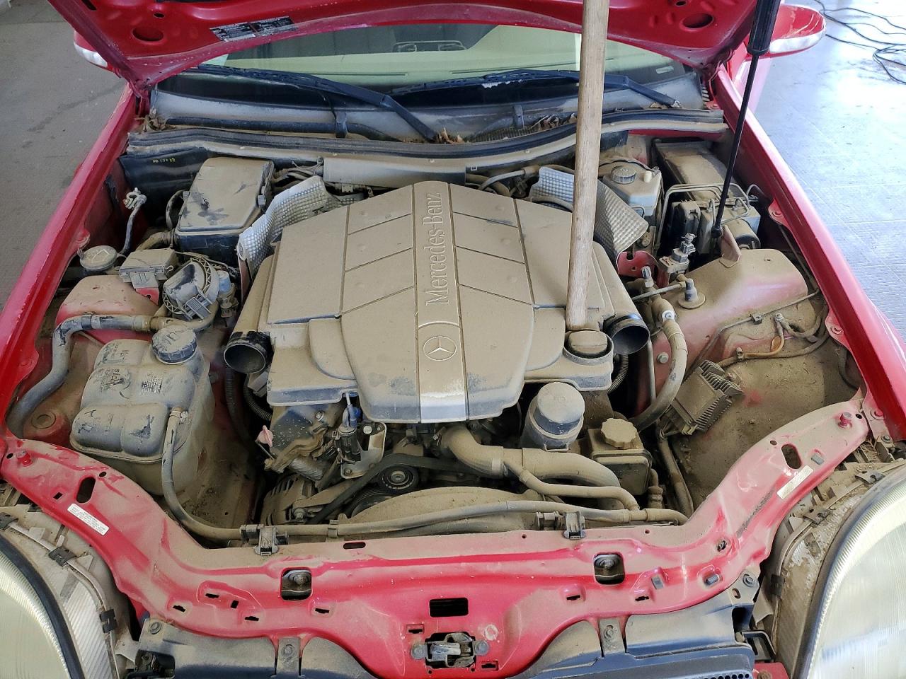 2001 Mercedes-benz Slk 320 Красный vin: WDBKK65F91F200746