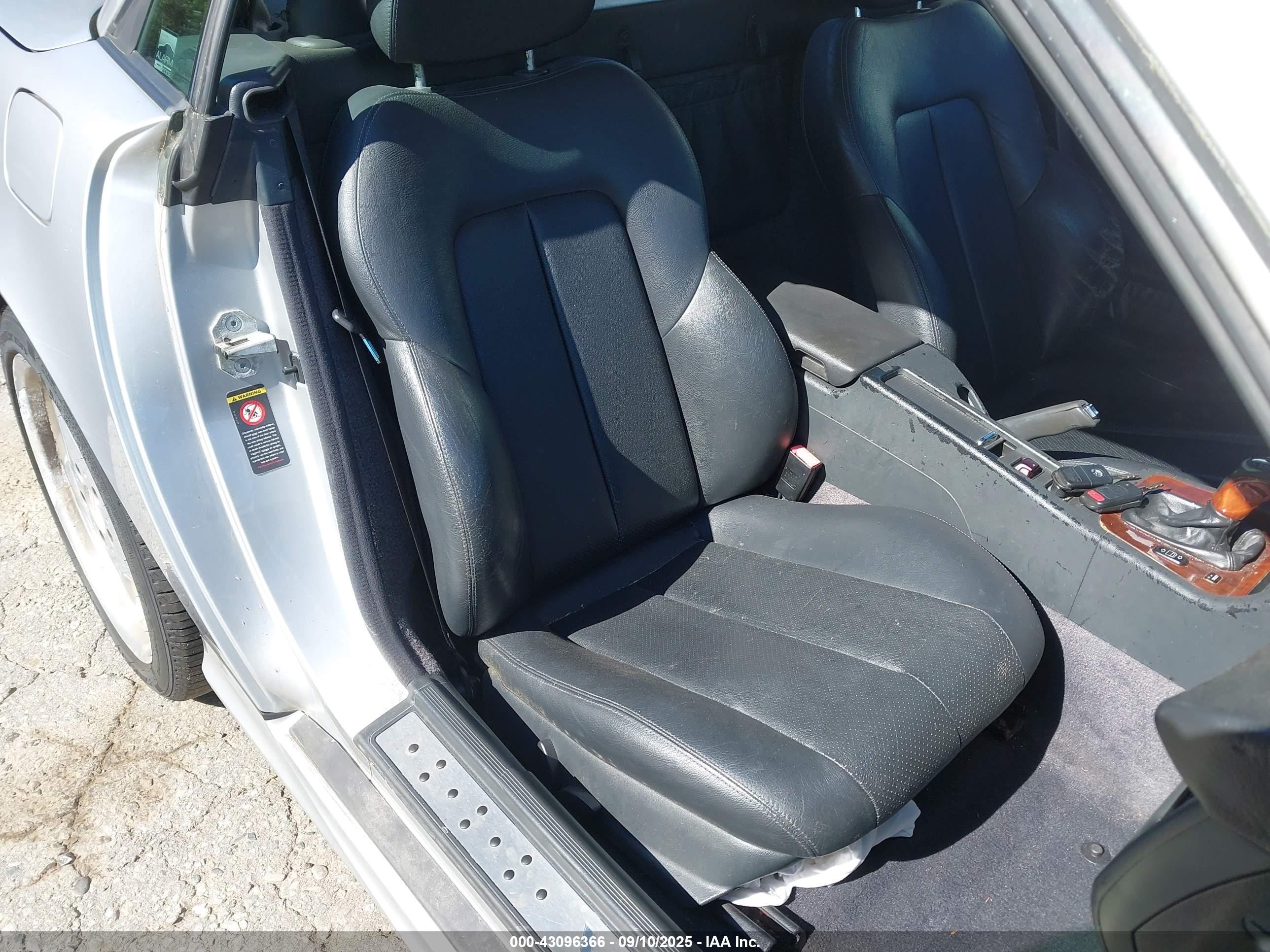 2001 Mercedes-benz Slk 320 Silver vin: WDBKK65F91F201864