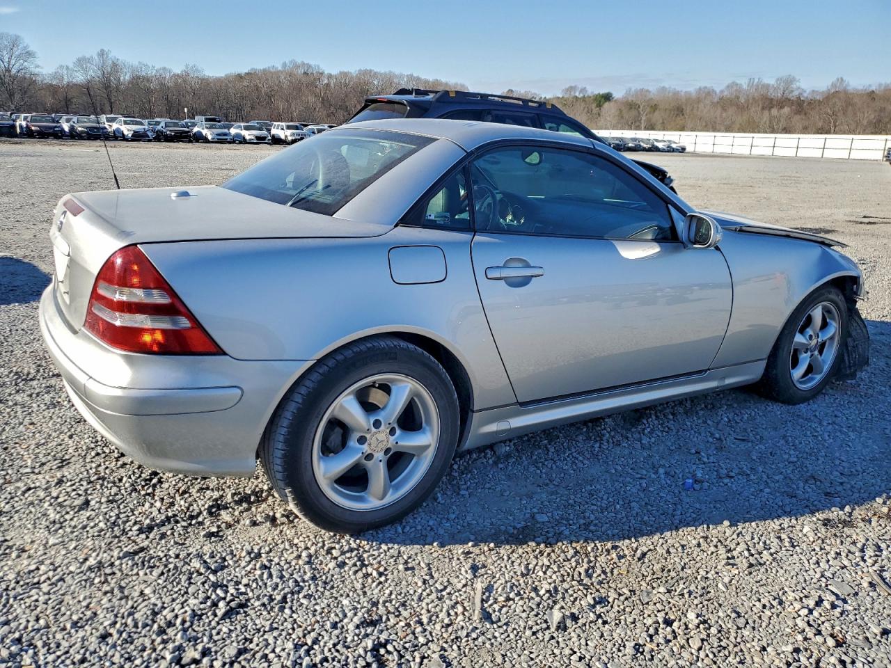 2001 Mercedes-benz Slk 320 Silver vin: WDBKK65F91F230538