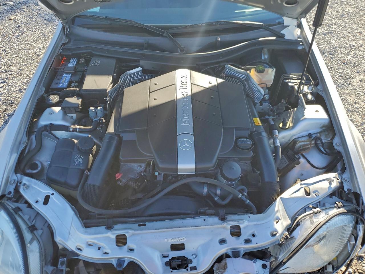 2001 Mercedes-benz Slk 320 Silver vin: WDBKK65F91F230538