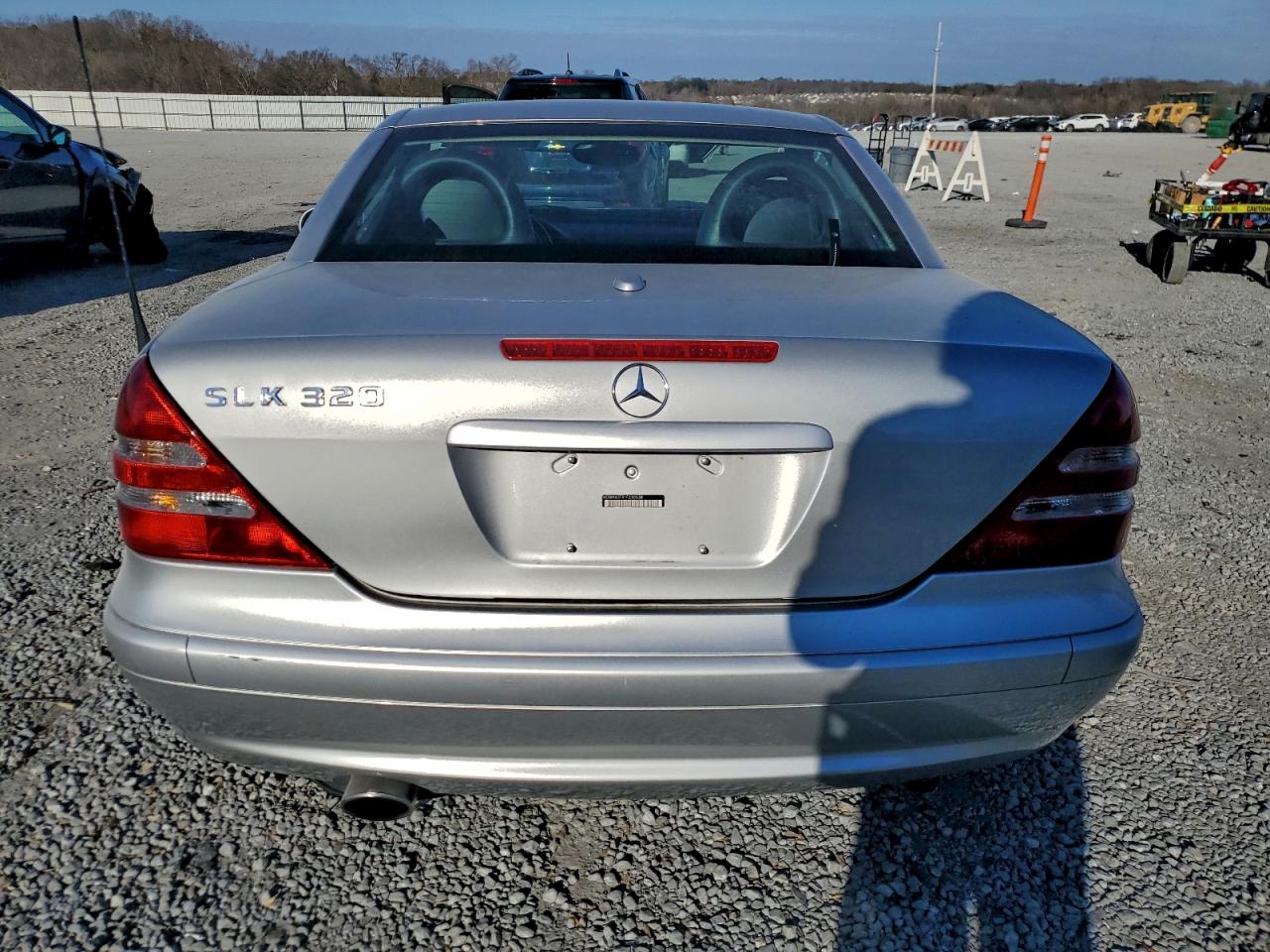 2001 Mercedes-benz Slk 320 Silver vin: WDBKK65F91F230538