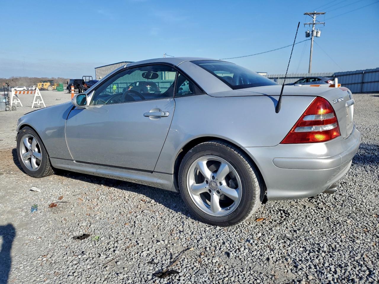 2001 Mercedes-benz Slk 320 Silver vin: WDBKK65F91F230538