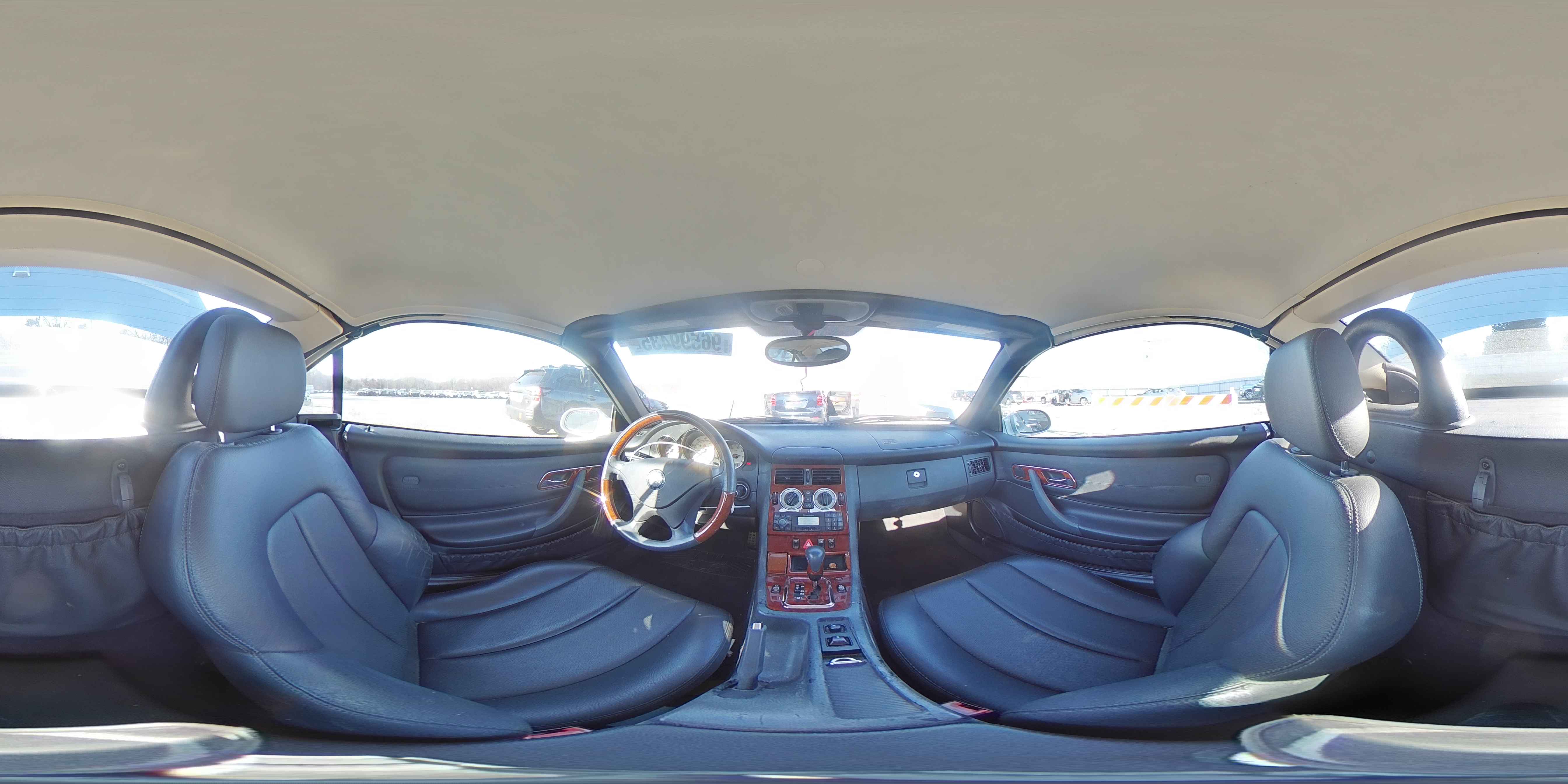 2001 Mercedes-benz Slk 320 Silver vin: WDBKK65F91F230538