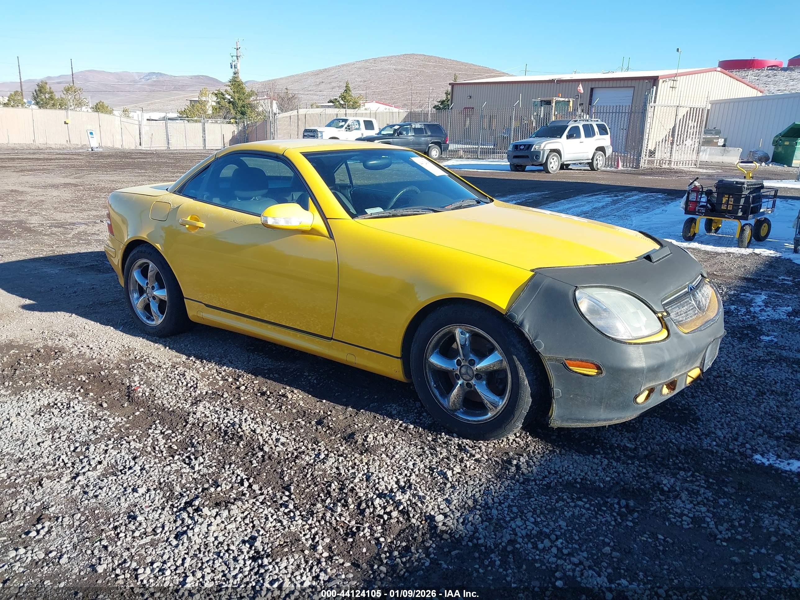 2002 Mercedes-benz Slk 320   Желтый vin: WDBKK65F92F259801