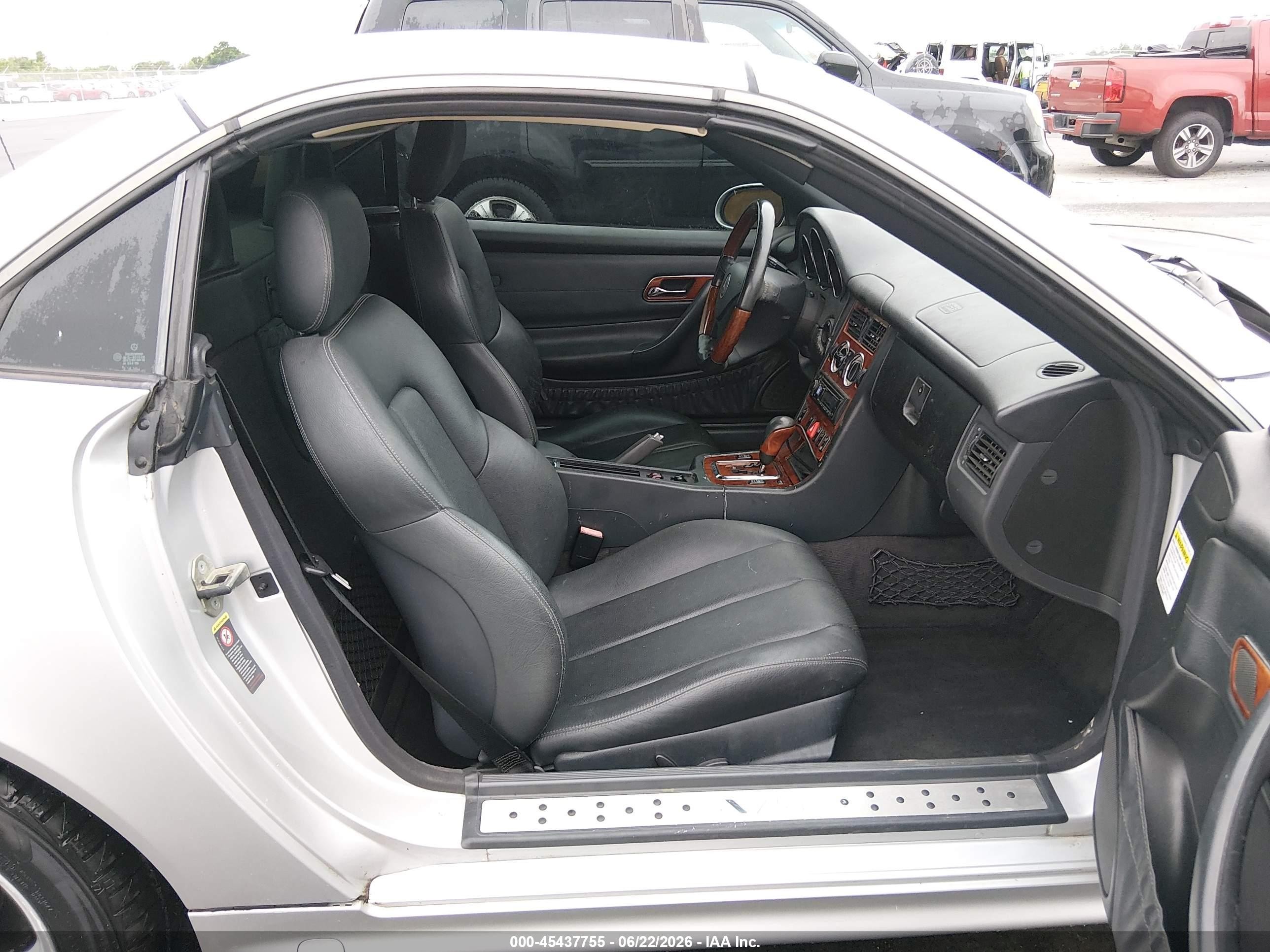 2003 Mercedes-benz Slk 320 Silver vin: WDBKK65F93F282979