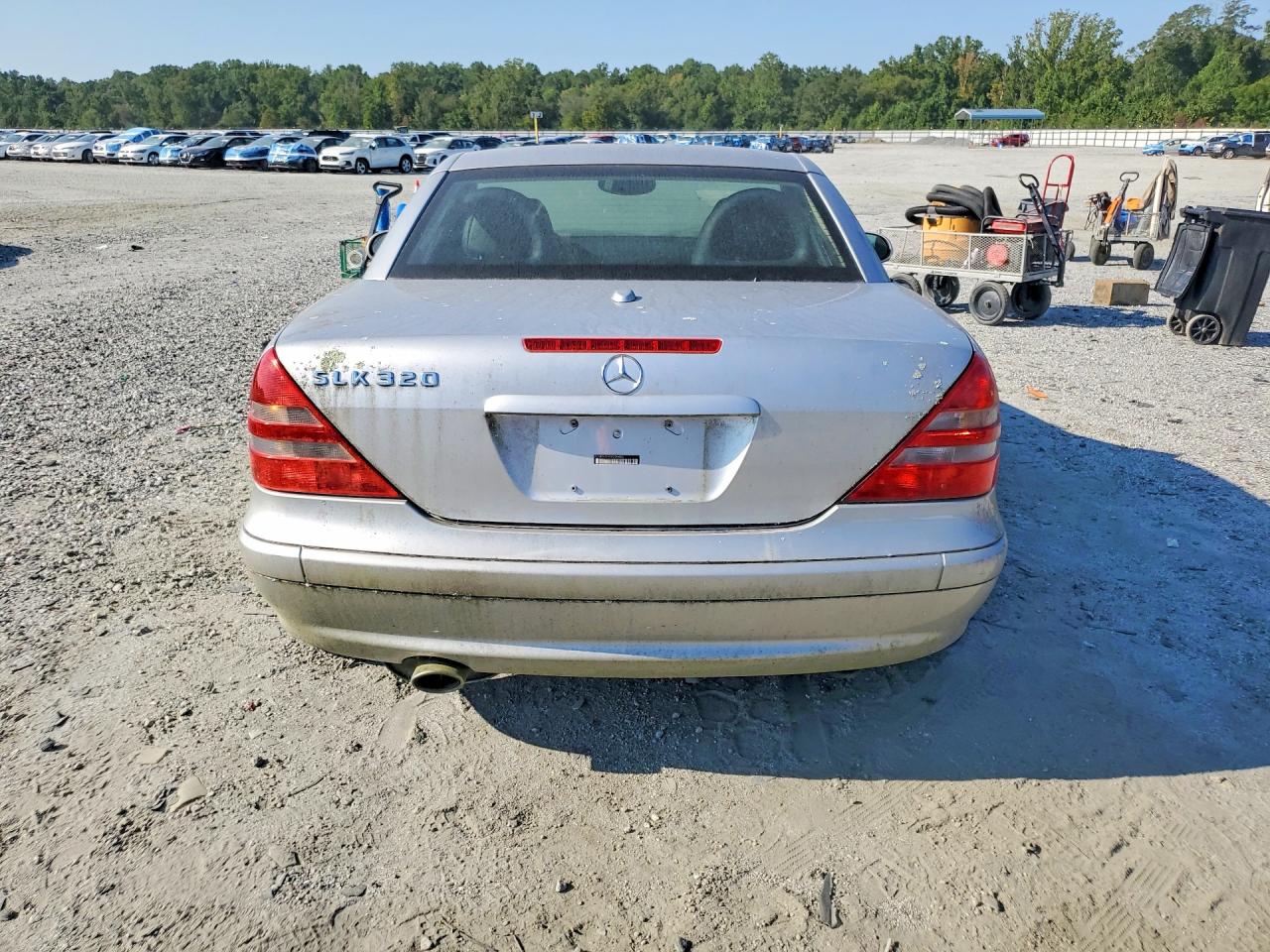 2003 Mercedes-benz Slk 320 Silver vin: WDBKK65F93F290483