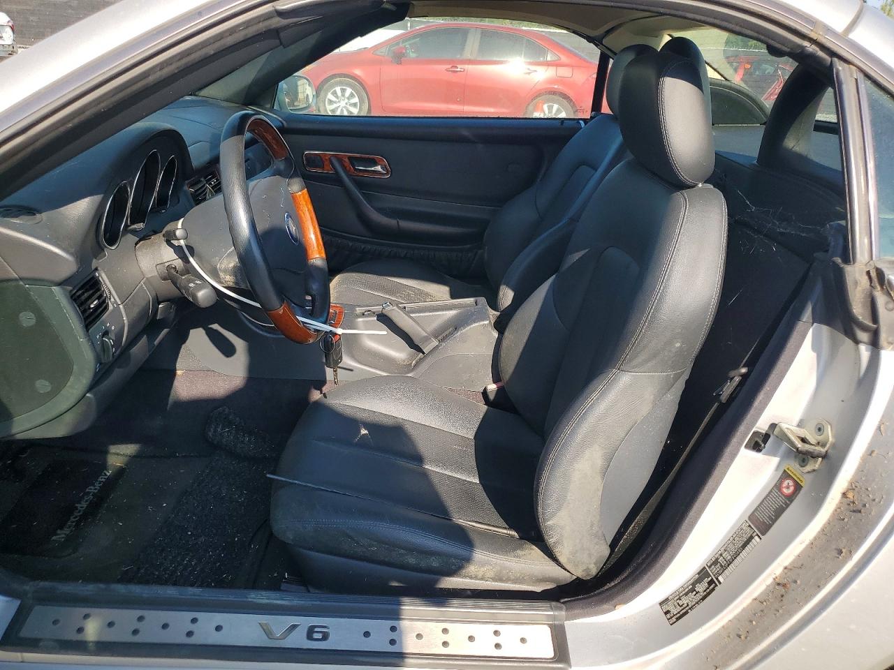 2003 Mercedes-benz Slk 320 Silver vin: WDBKK65F93F290483