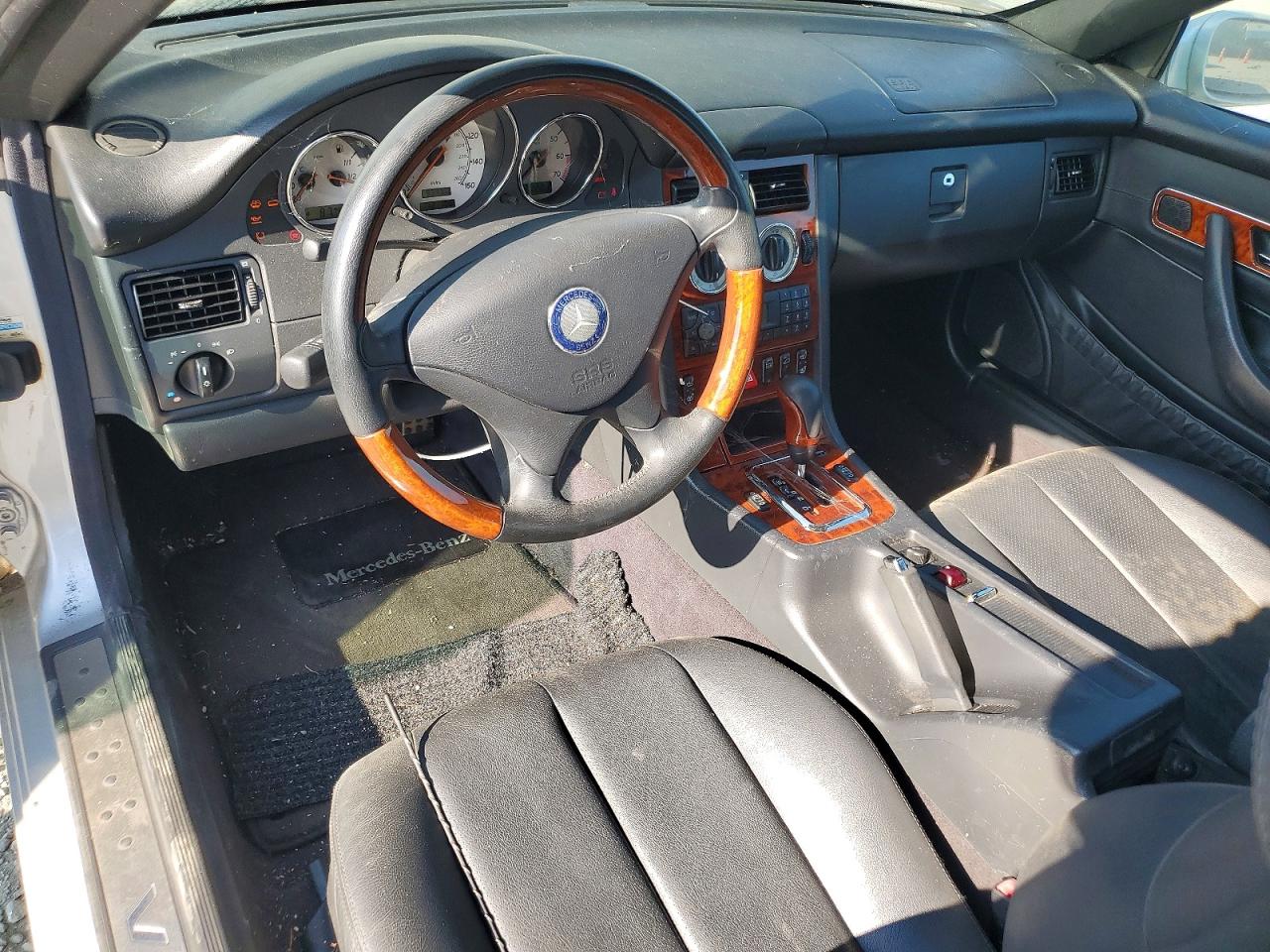 2003 Mercedes-benz Slk 320 Silver vin: WDBKK65F93F290483