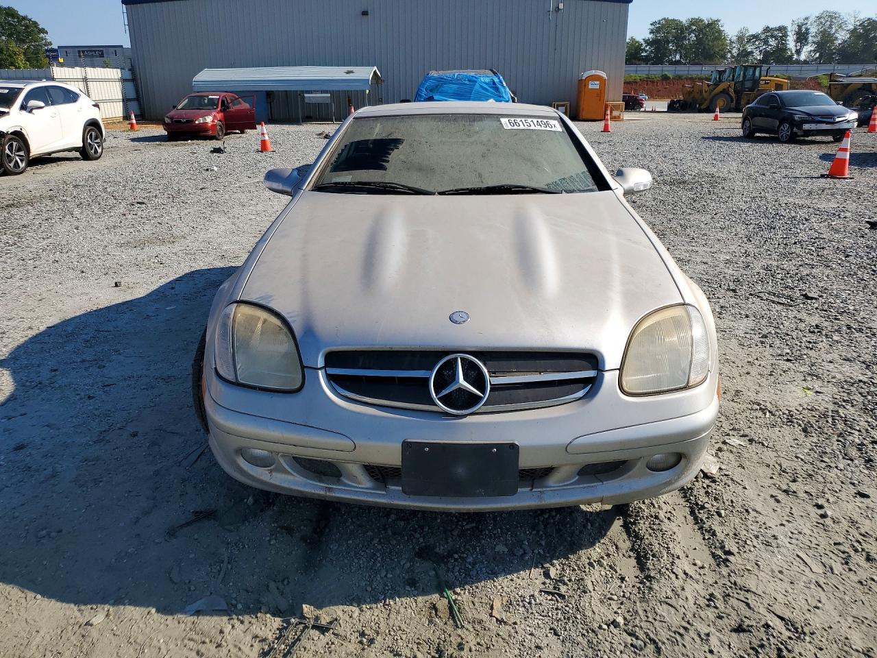 2003 Mercedes-benz Slk 320 Silver vin: WDBKK65F93F290483