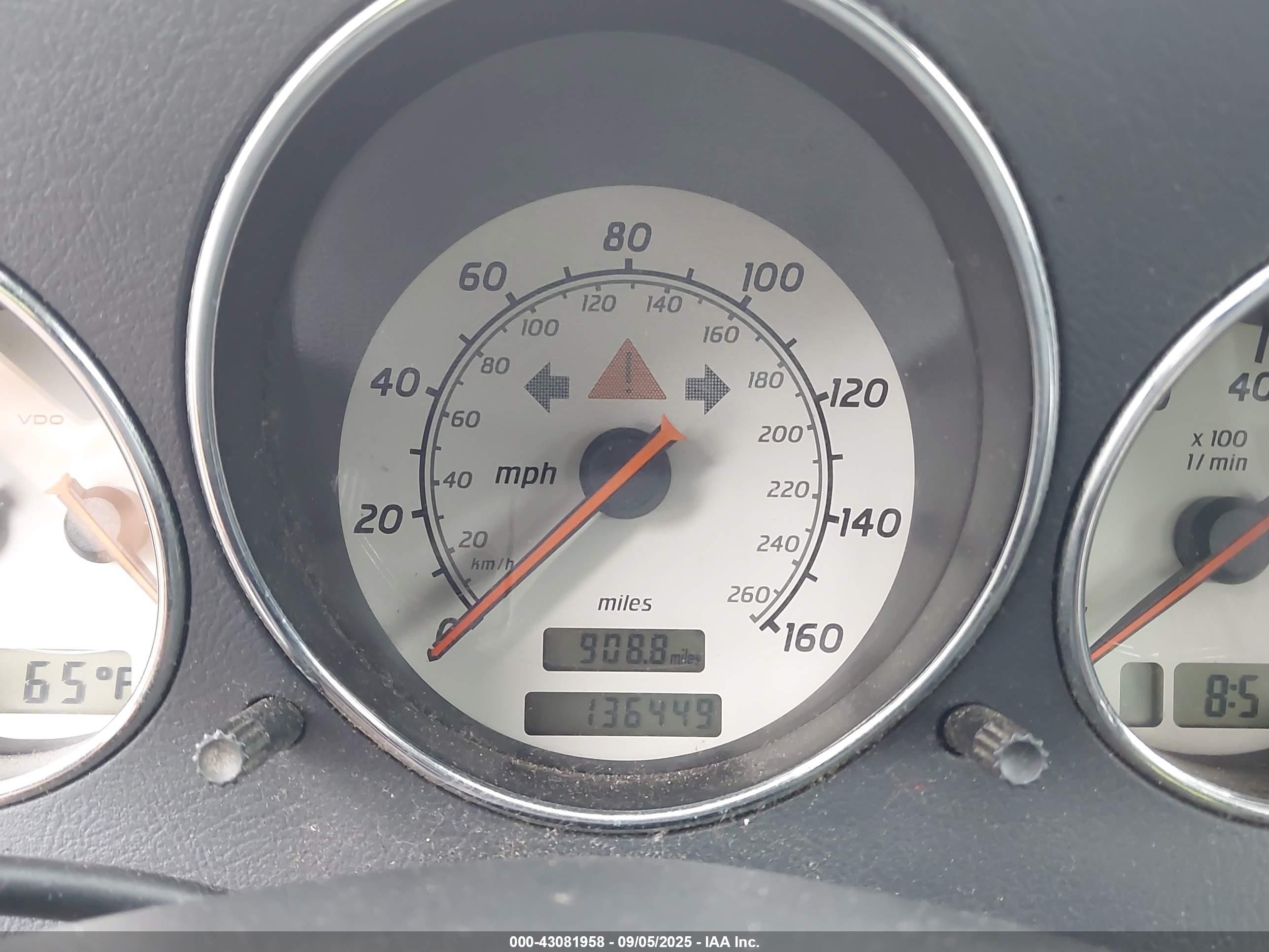 2001 Mercedes-benz Slk 320   Silver vin: WDBKK65FX1F181446