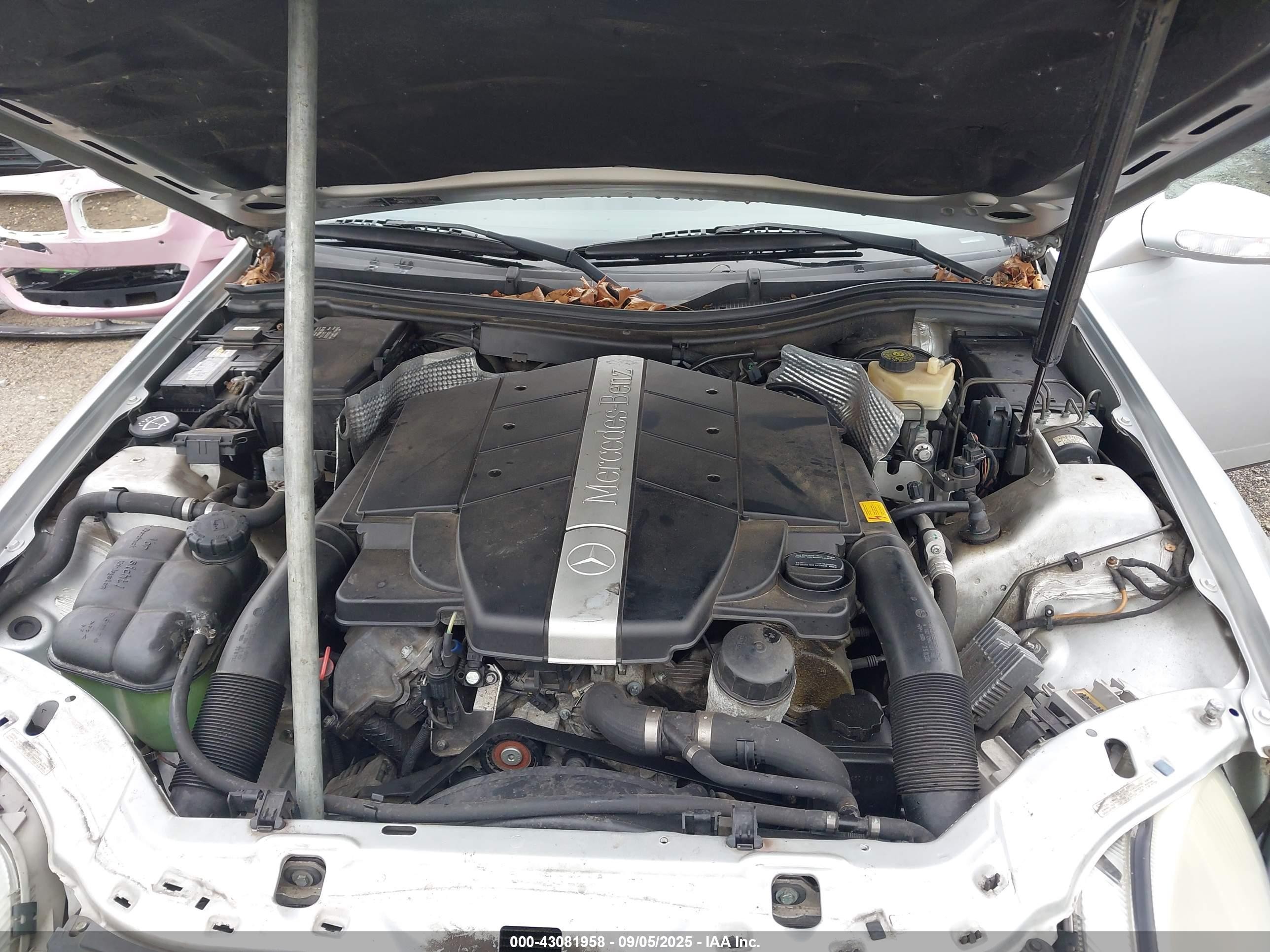 2001 Mercedes-benz Slk 320   Silver vin: WDBKK65FX1F181446