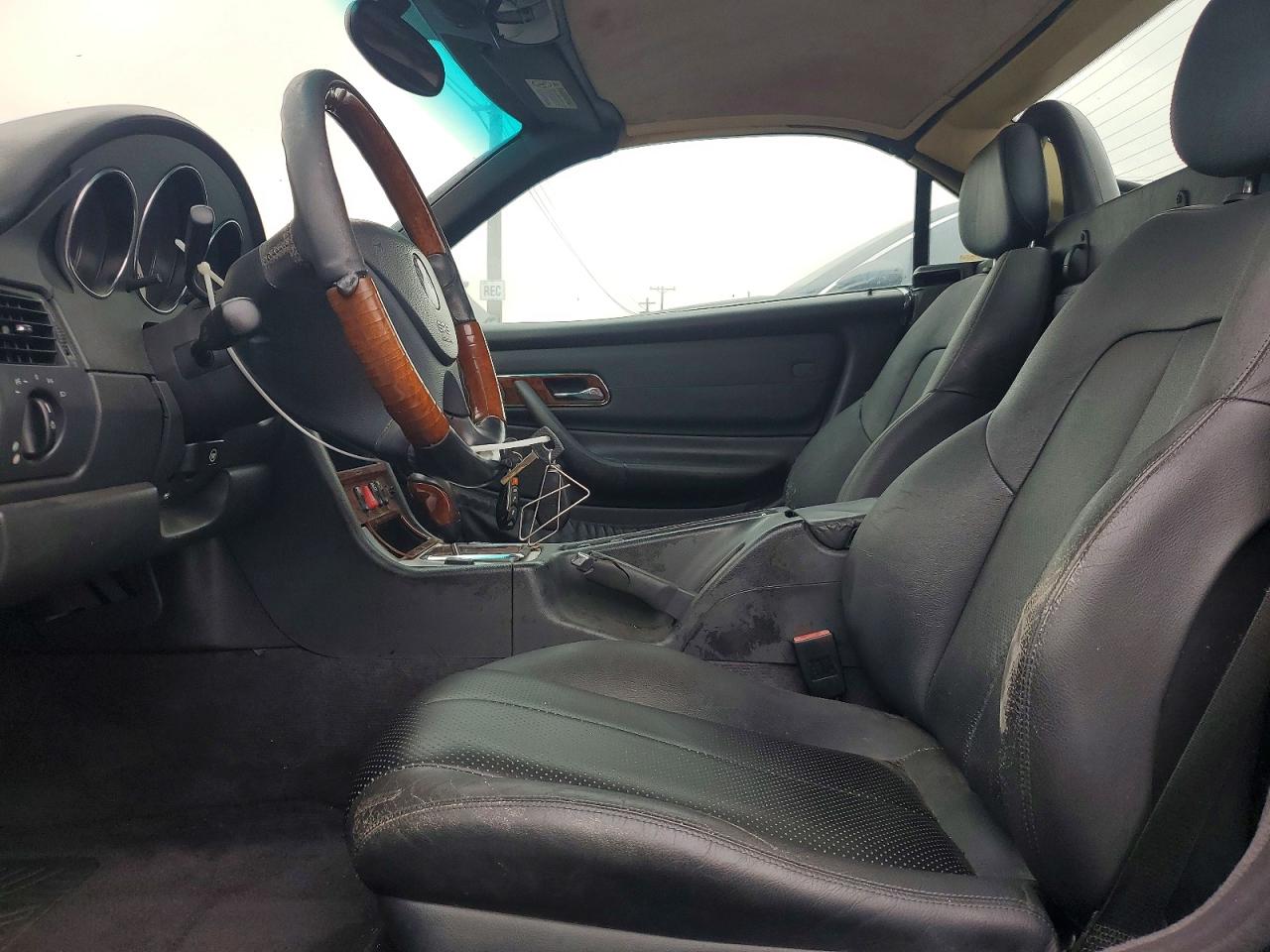 2001 Mercedes-benz Slk 320 Black vin: WDBKK65FX1F186615