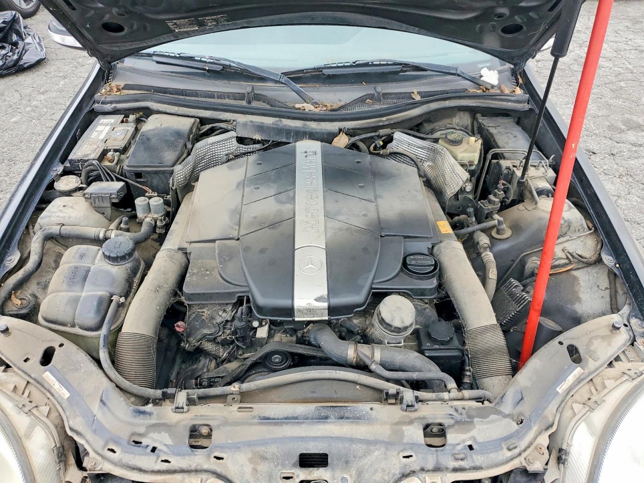 2001 Mercedes-benz Slk 320 Black vin: WDBKK65FX1F186615