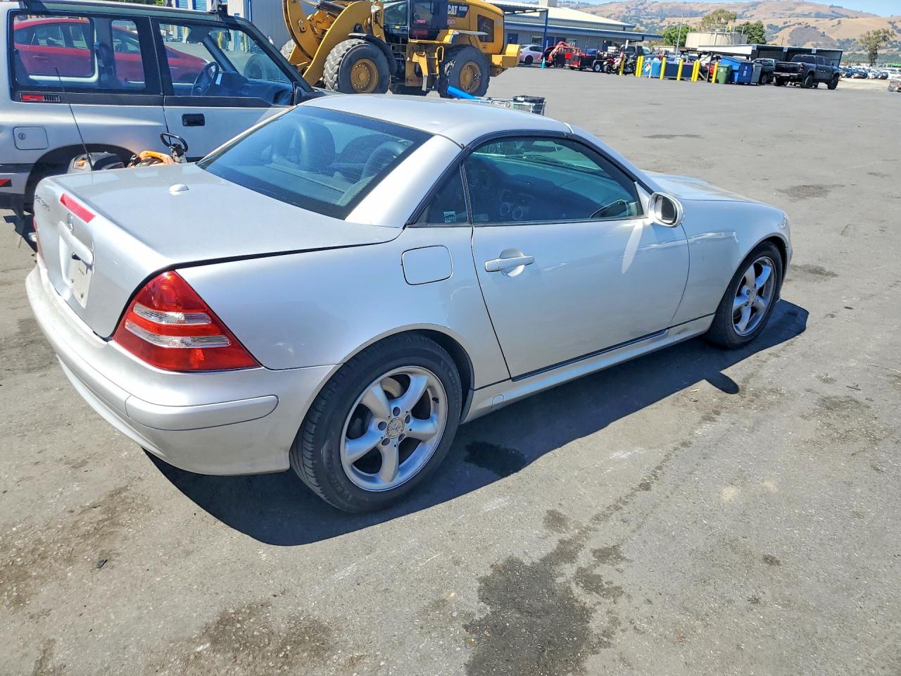 2001 Mercedes-benz Slk 320 Gray vin: WDBKK65FX1F199140