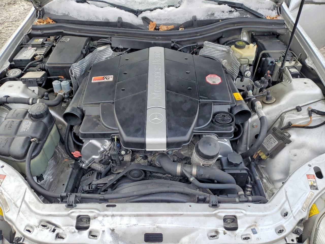 2001 Mercedes-benz Slk 320 Silver vin: WDBKK65FX1F201971