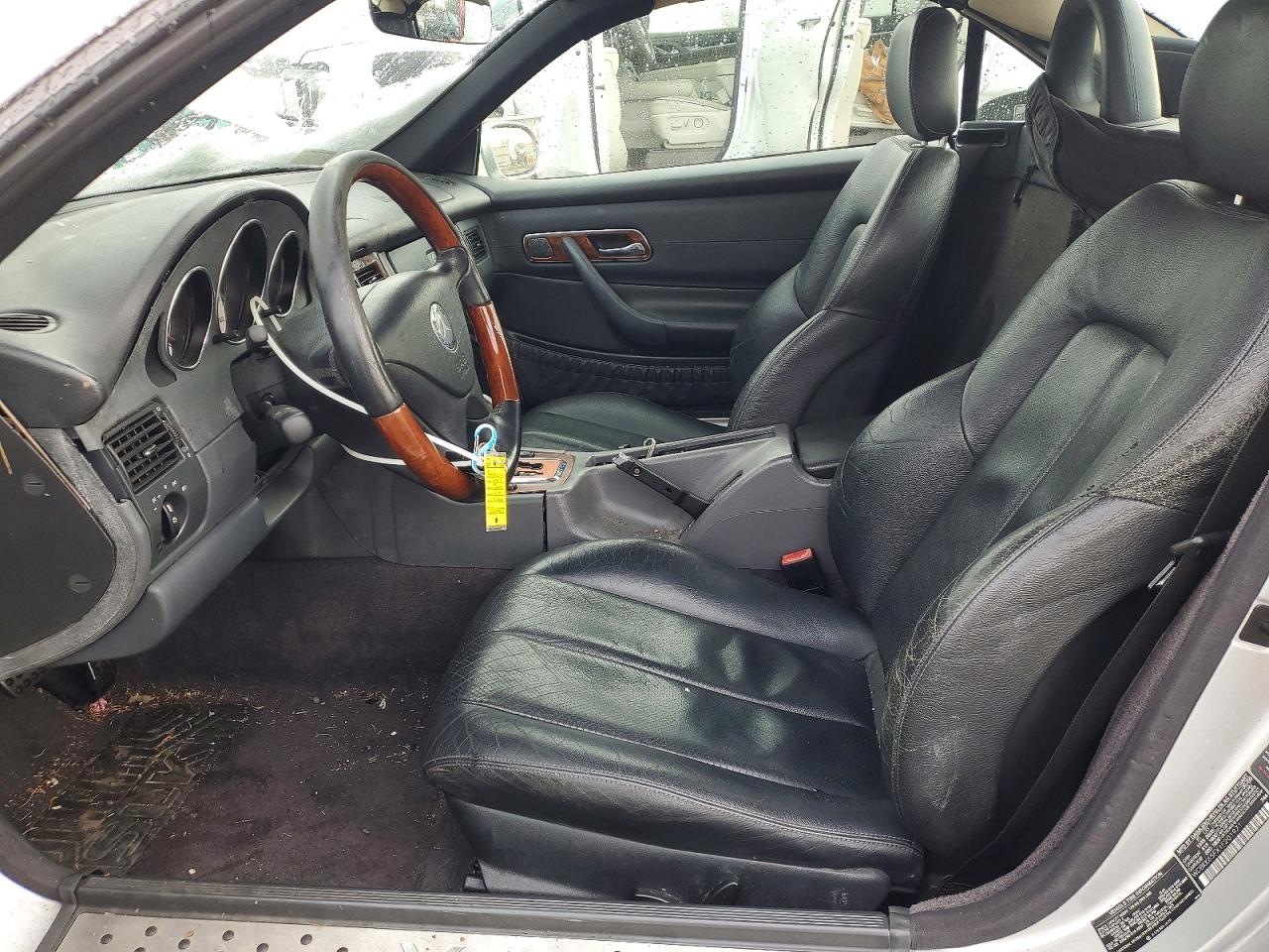 2001 Mercedes-benz Slk 320 Silver vin: WDBKK65FX1F201971