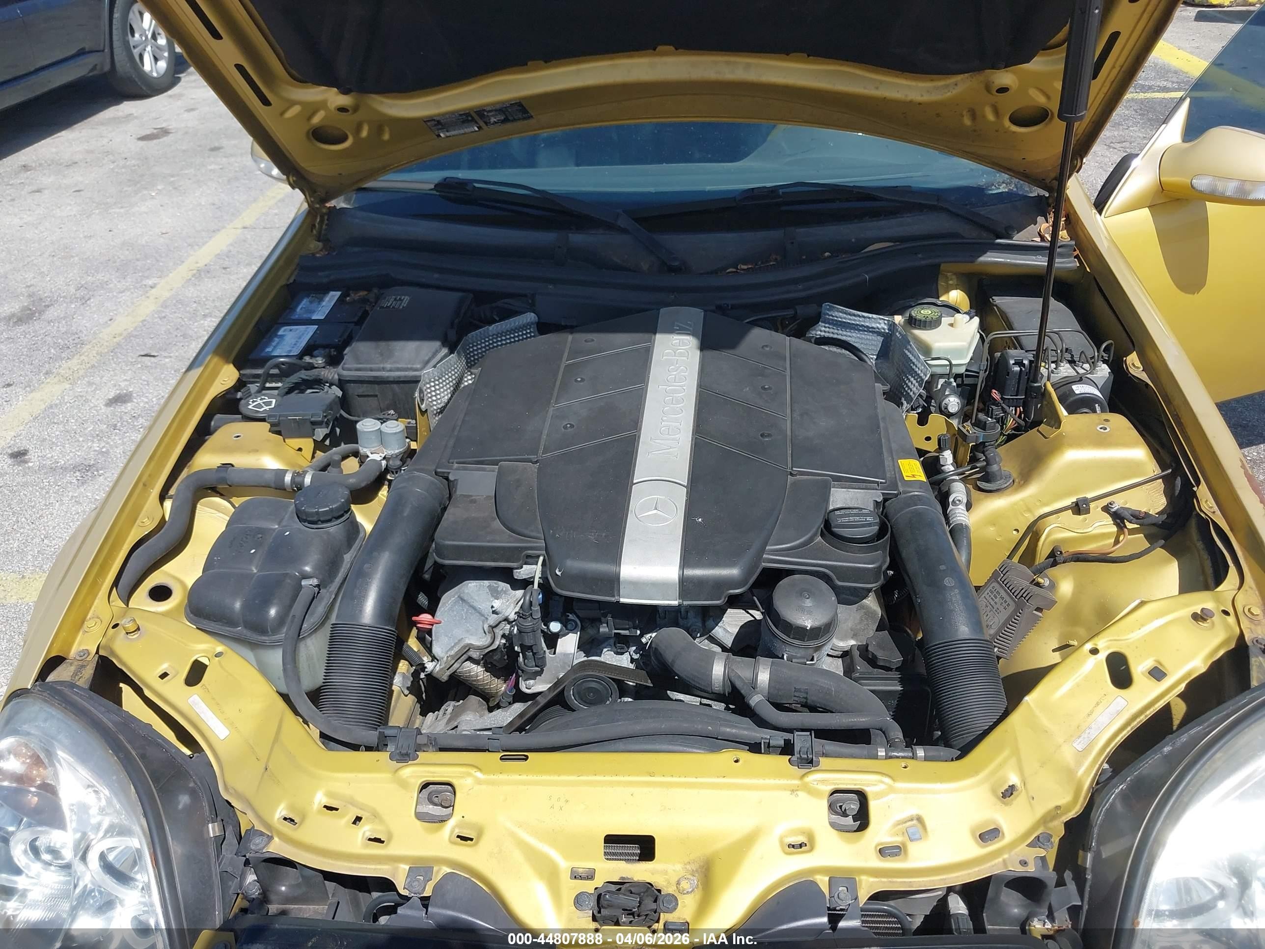 2001 Mercedes-benz Slk 320   Yellow vin: WDBKK65FX1F209519