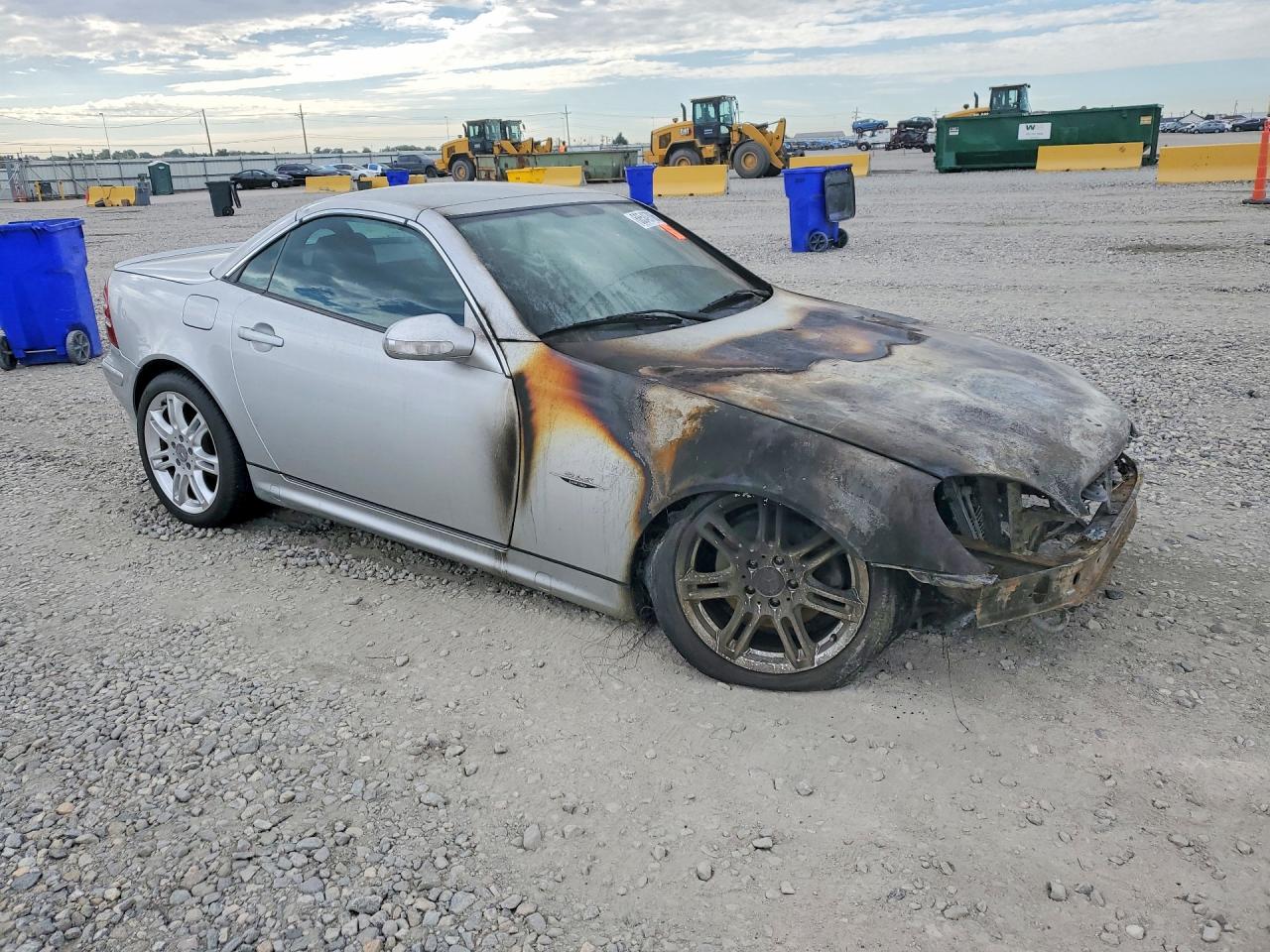 2004 Mercedes-benz Slk 320 Silver vin: WDBKK65FX4F299758