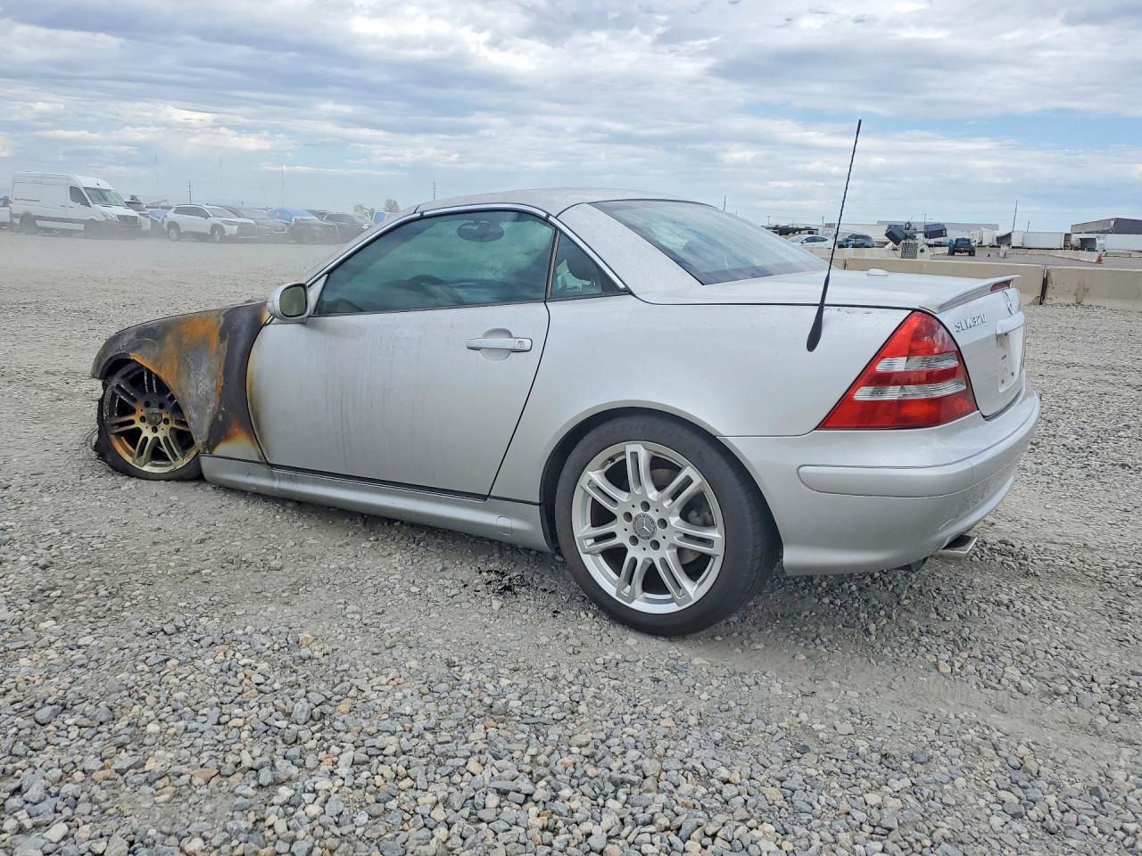 2004 Mercedes-benz Slk 320 Silver vin: WDBKK65FX4F299758