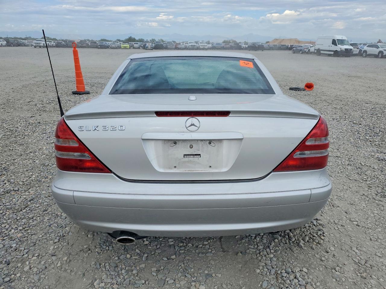 2004 Mercedes-benz Slk 320 Silver vin: WDBKK65FX4F299758
