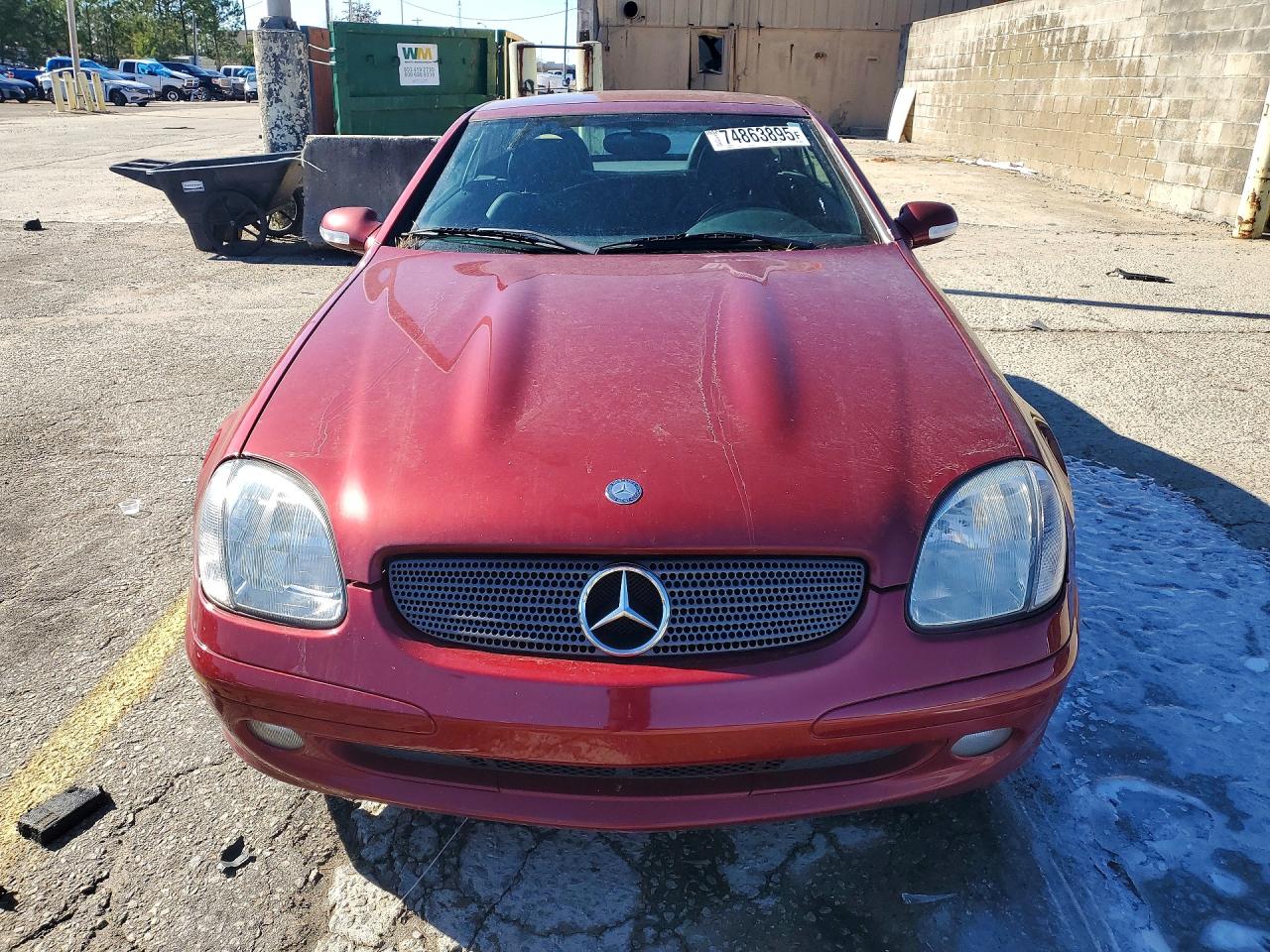 2004 Mercedes-benz Slk 320 Burgundy vin: WDBKK65FX4F306255