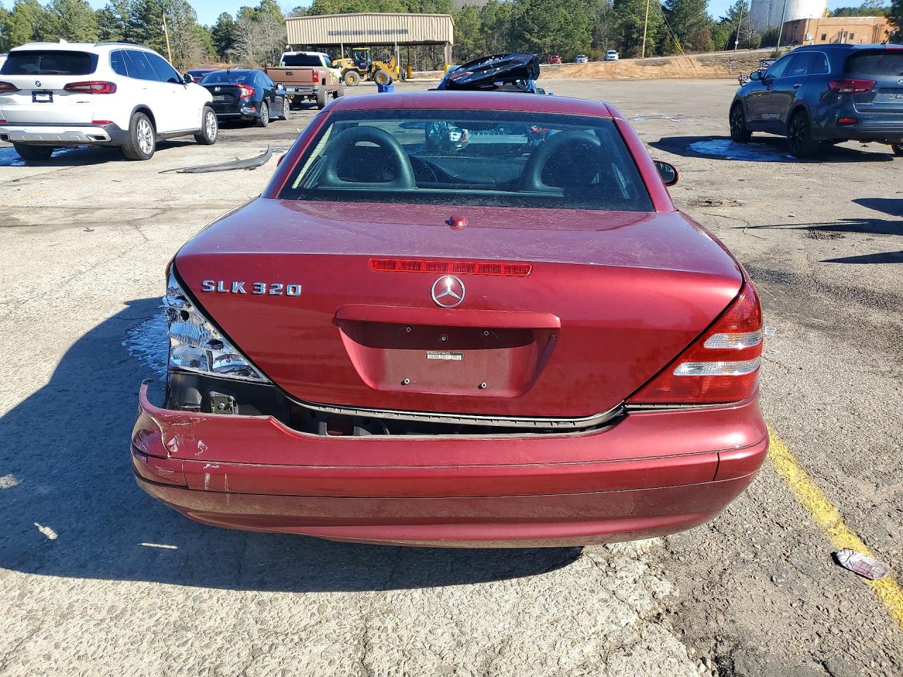 2004 Mercedes-benz Slk 320 Burgundy vin: WDBKK65FX4F306255