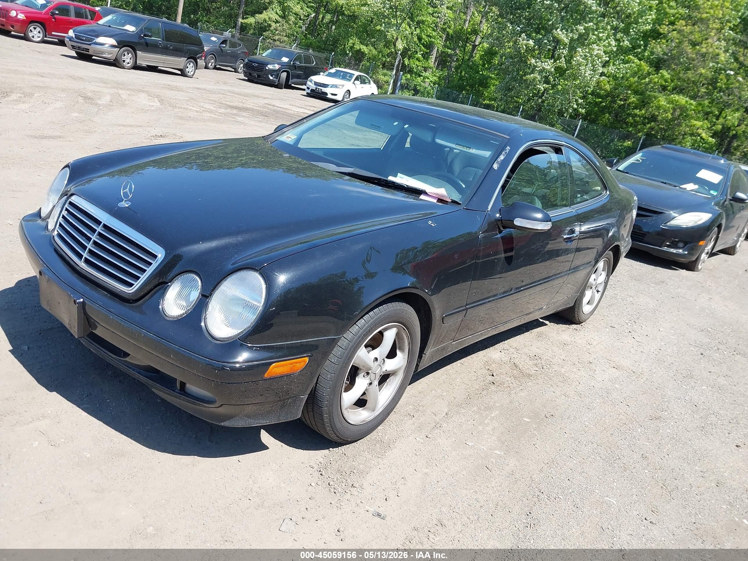 2001 Mercedes-benz Clk 320   Black vin: WDBLJ65G01F163540