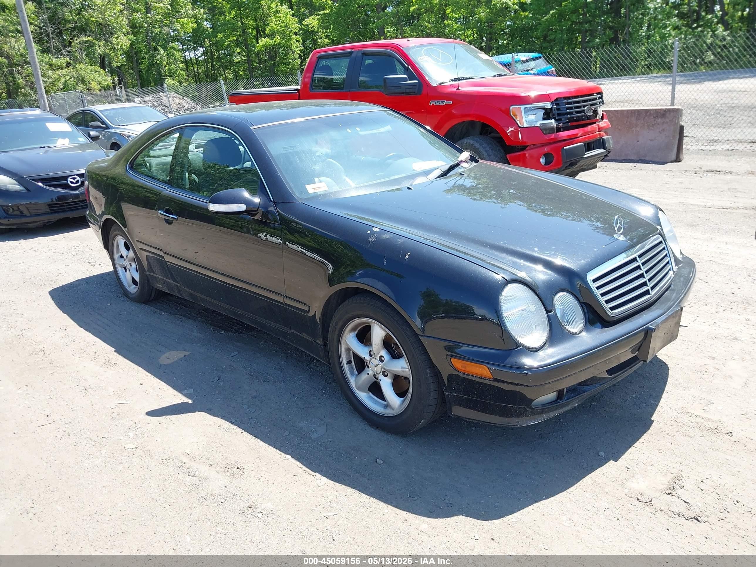 2001 Mercedes-benz Clk 320   Black vin: WDBLJ65G01F163540