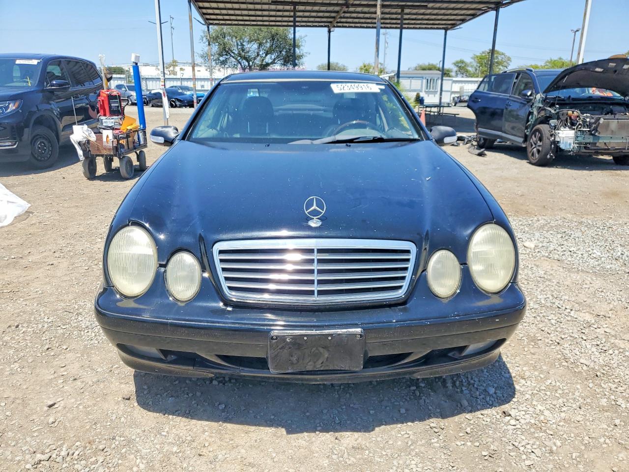 2001 Mercedes-benz Clk 320 Black vin: WDBLJ65G01F185201