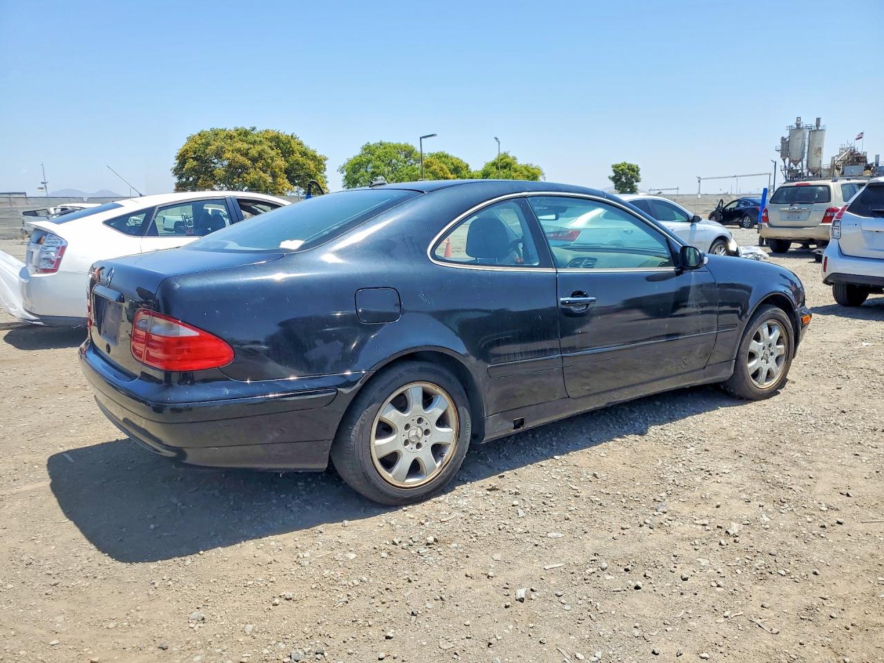 2001 Mercedes-benz Clk 320 Black vin: WDBLJ65G01F185201
